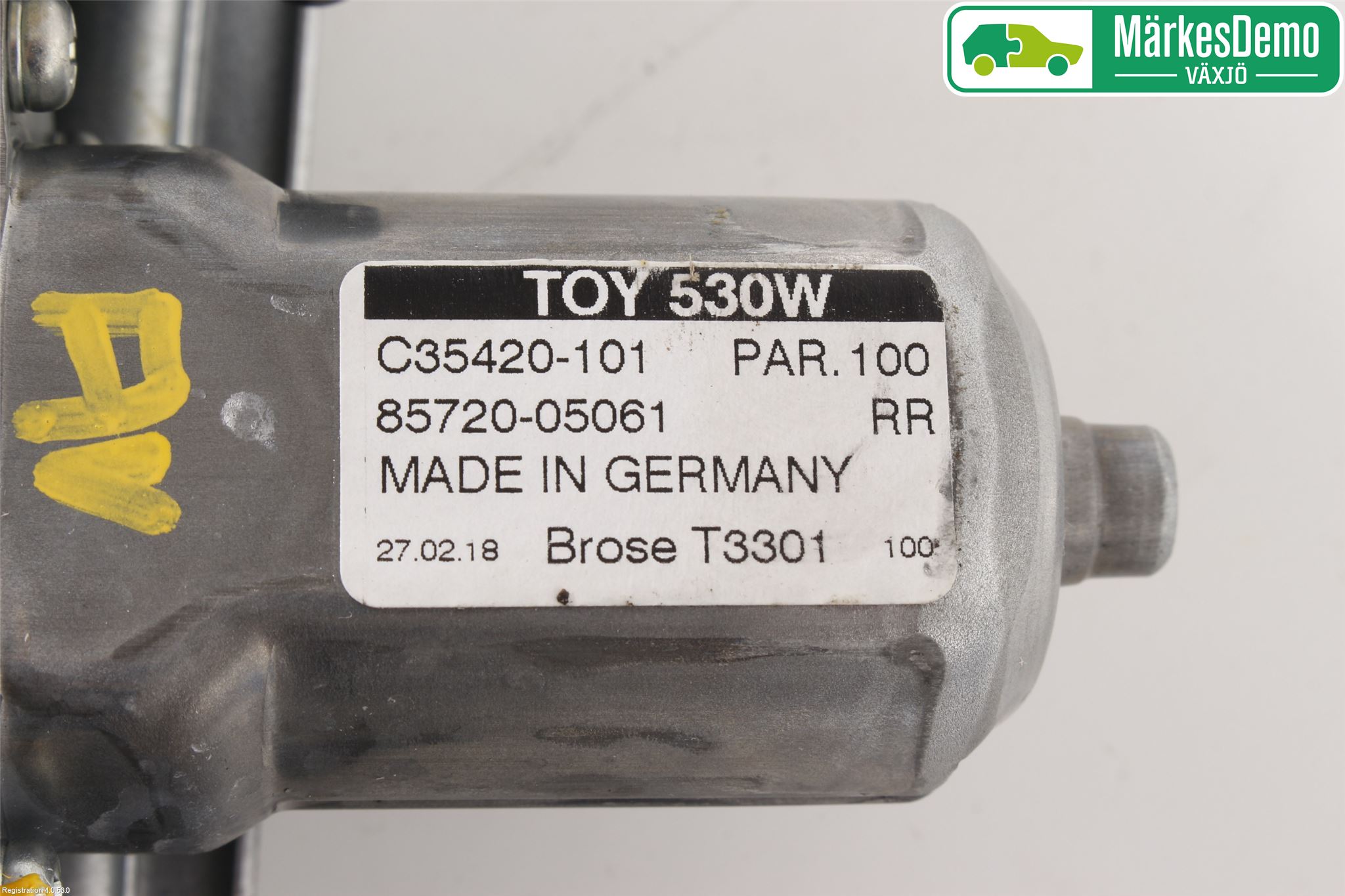 Toyota AVENSIS 16-18 Vindusheis El Komp