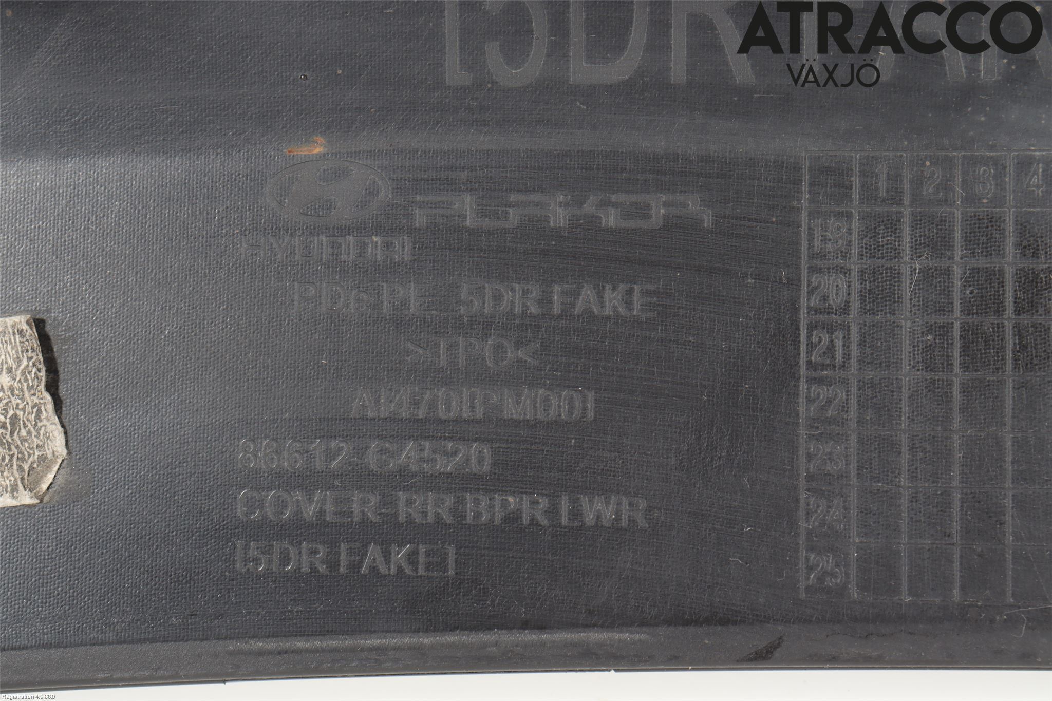Hyundai i30 PD 17- Støtfanger Bak Midt Del