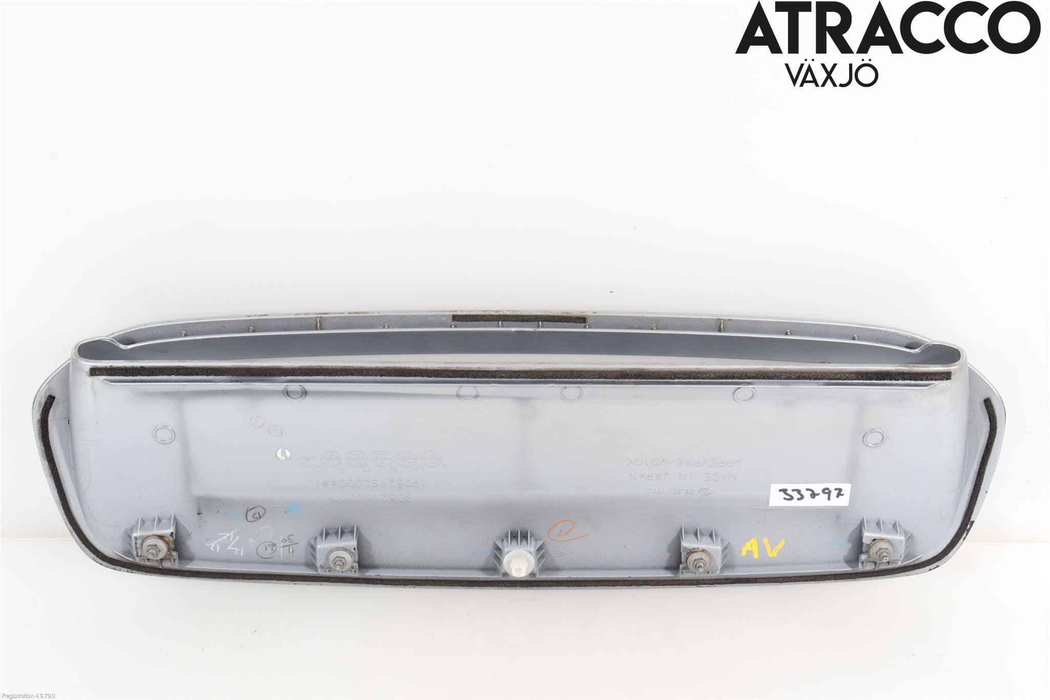 Subaru LEGACY 10-14 Panser Luftinntak Oppå