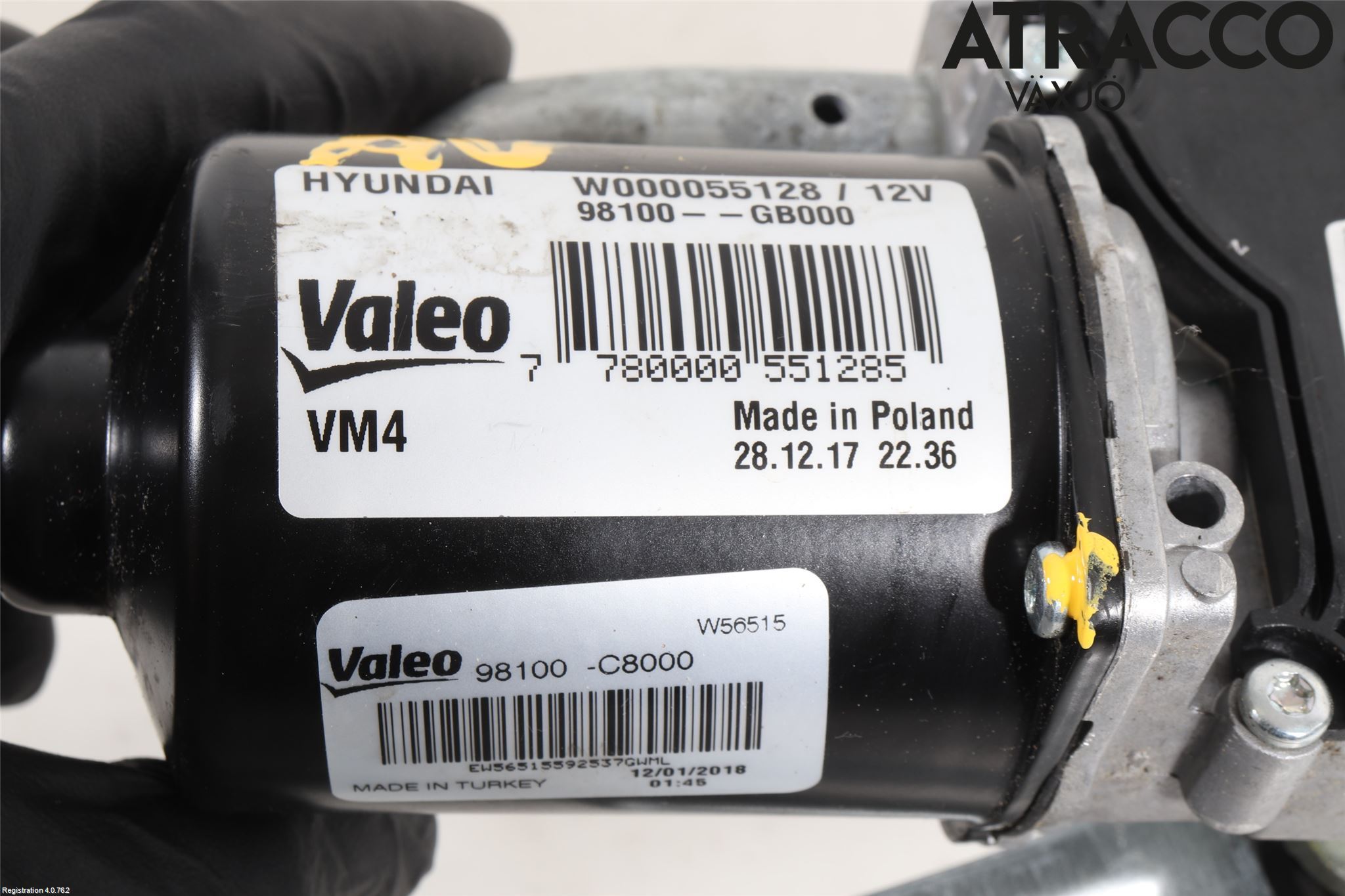 Hyundai i20 GB 15-20 Viskeroverføring Frontrute