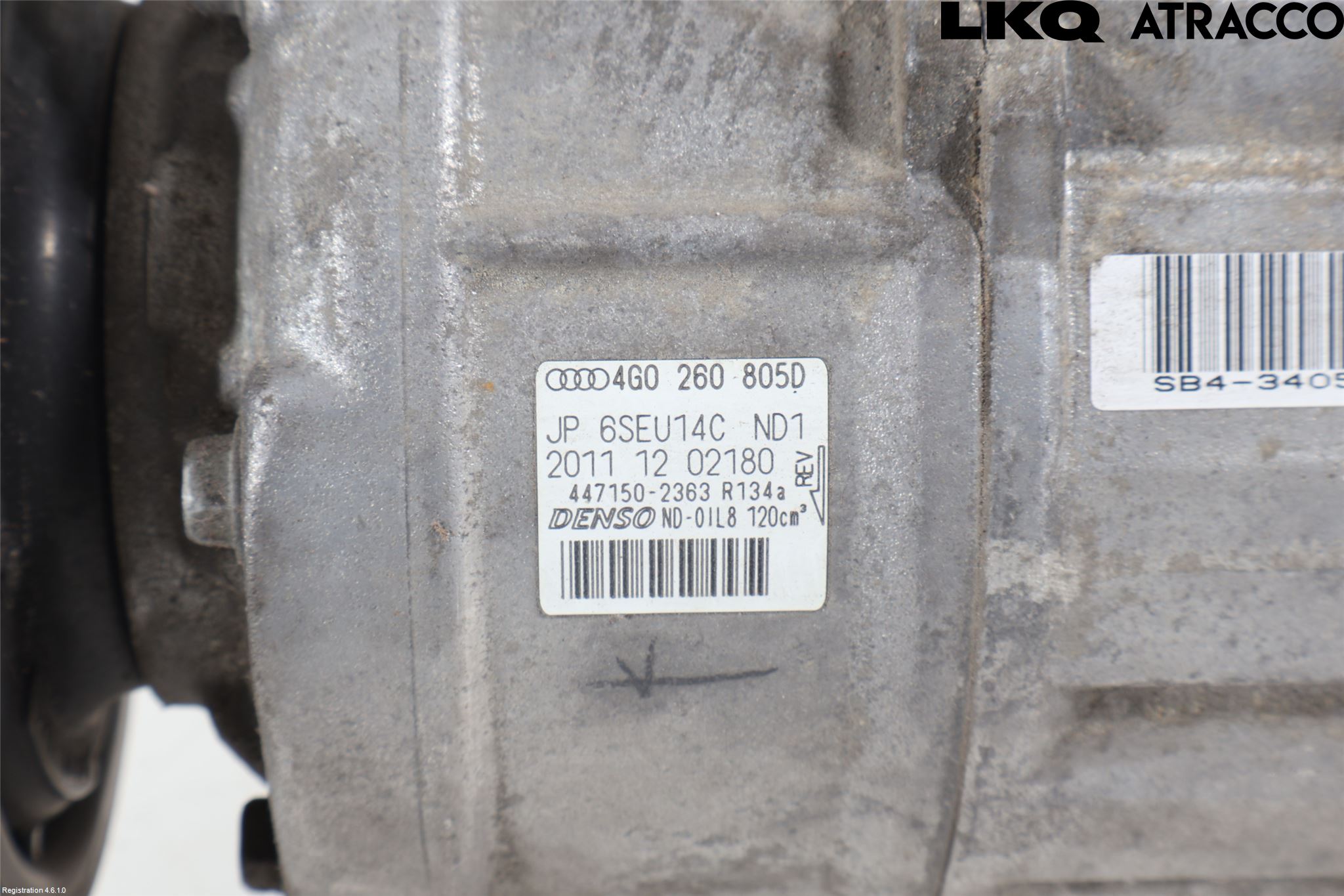 Audi A6/S6 4G 11-18 Varme Ac Kompressor