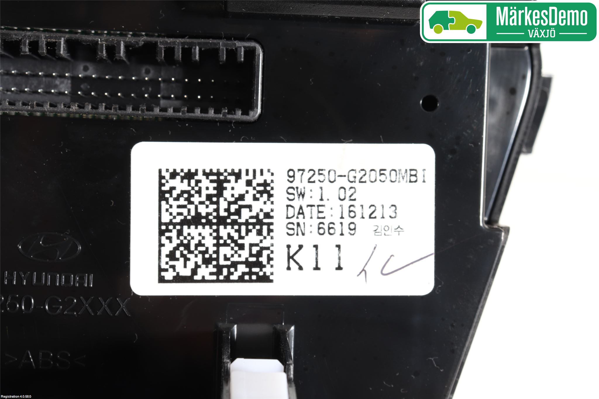 Hyundai IONIQ AE 17-22 Varme Ac Betjening-Display