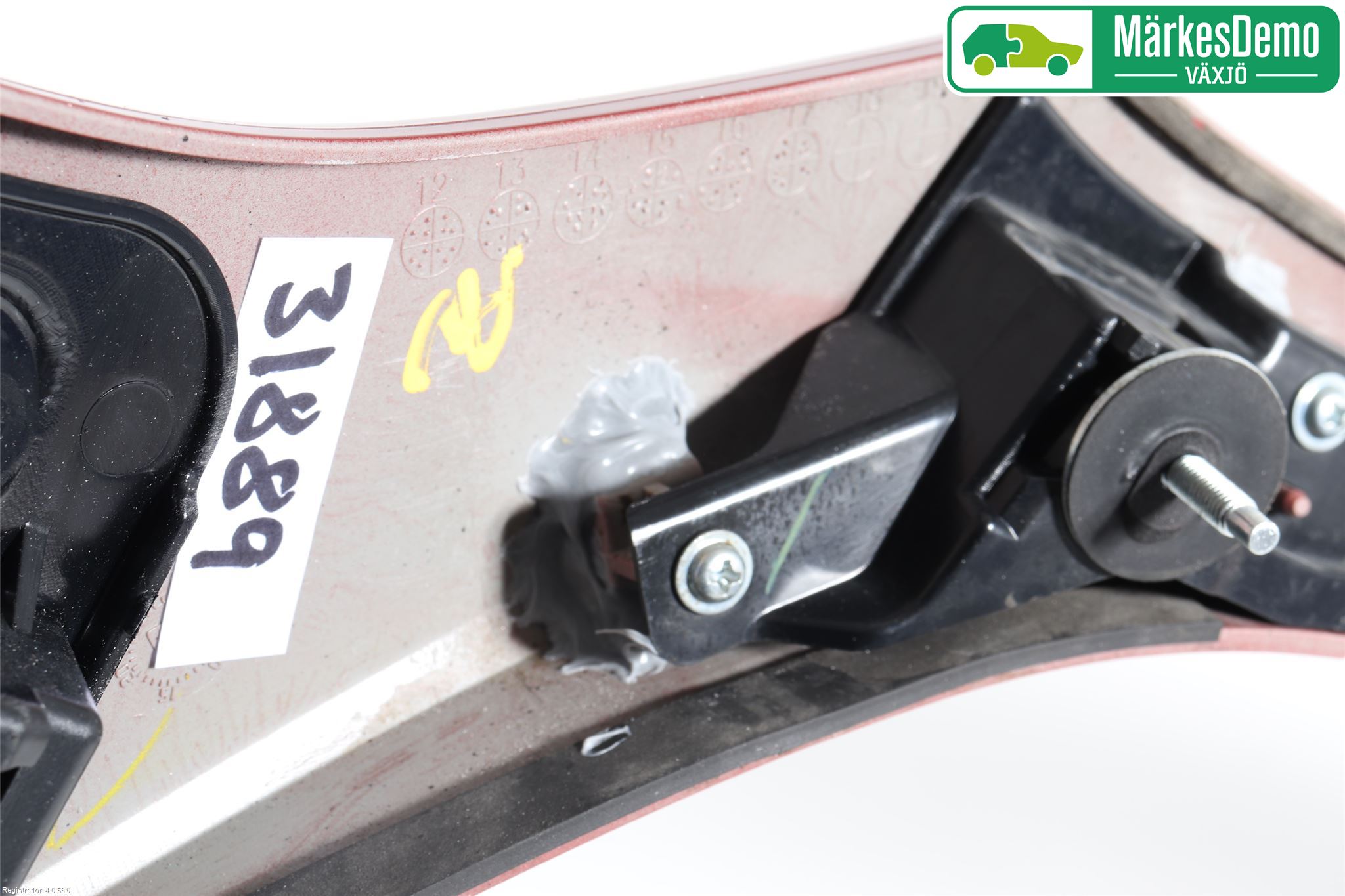 Mazda 3 III 14-19 Refleksplate - Skiltplate