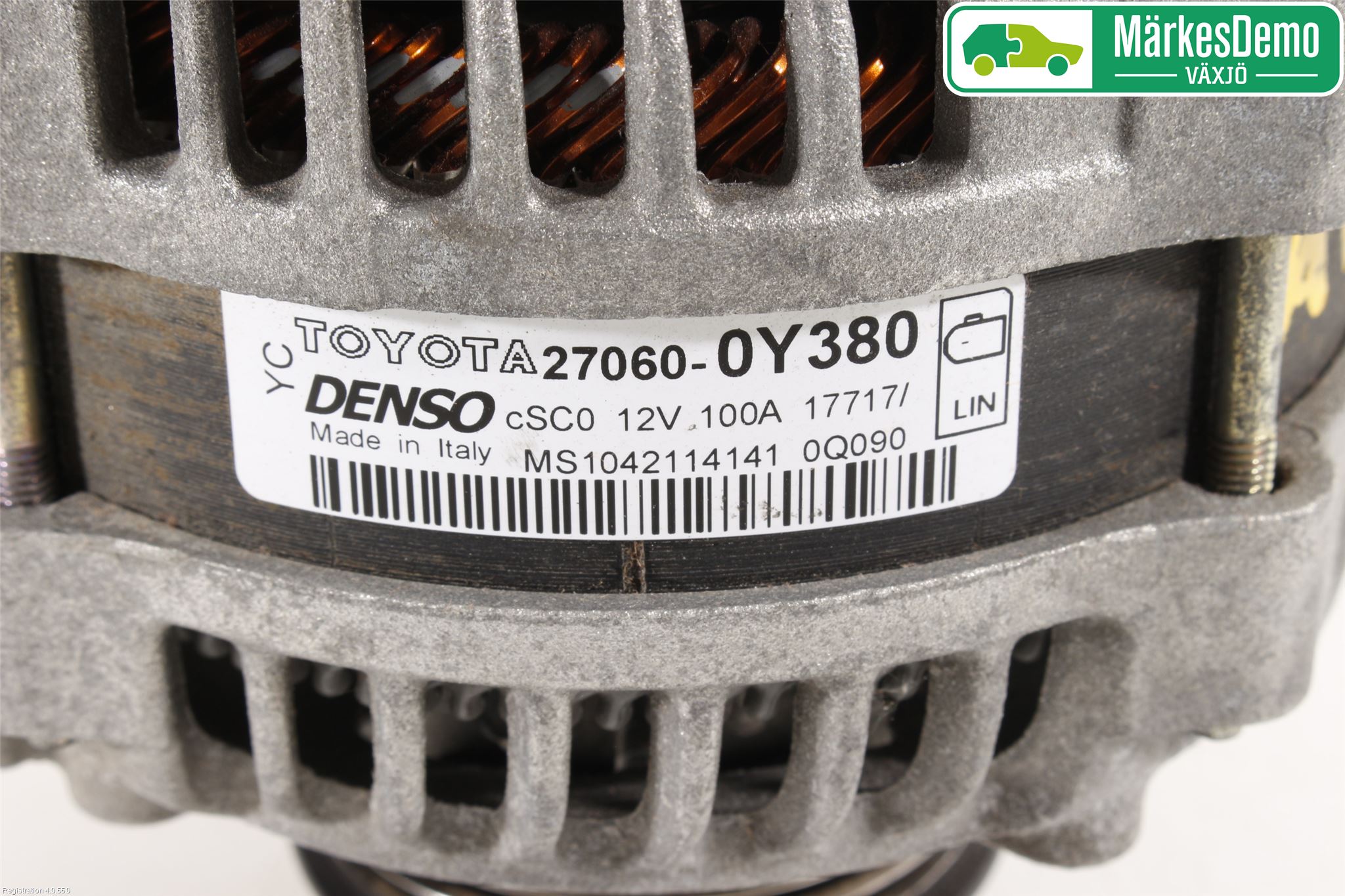 Toyota YARIS XP130 15-20 Dynamo