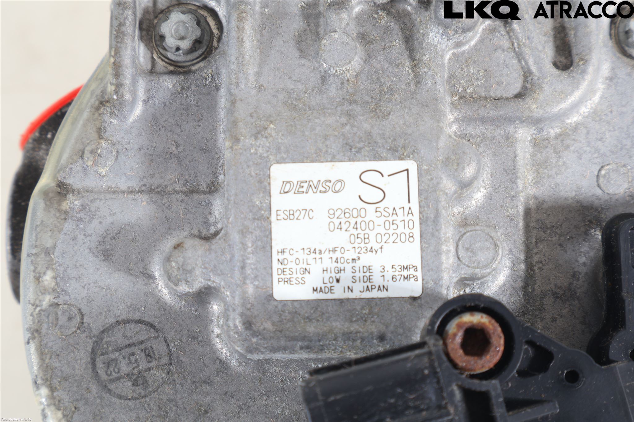 Nissan LEAF 18- Varme Ac Kompressor