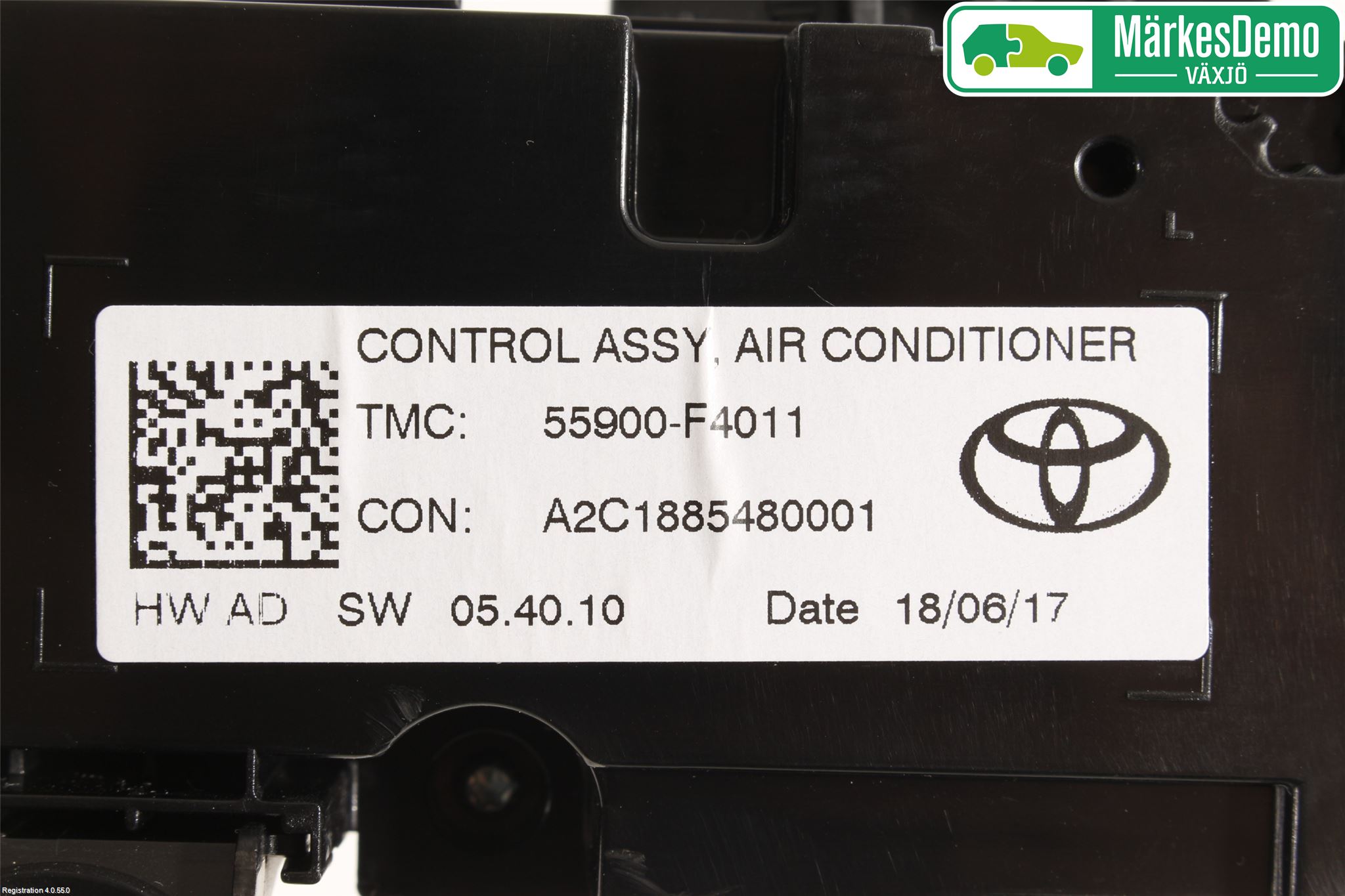 Toyota C-HR 16-23 Varme Ac Betjening-Display