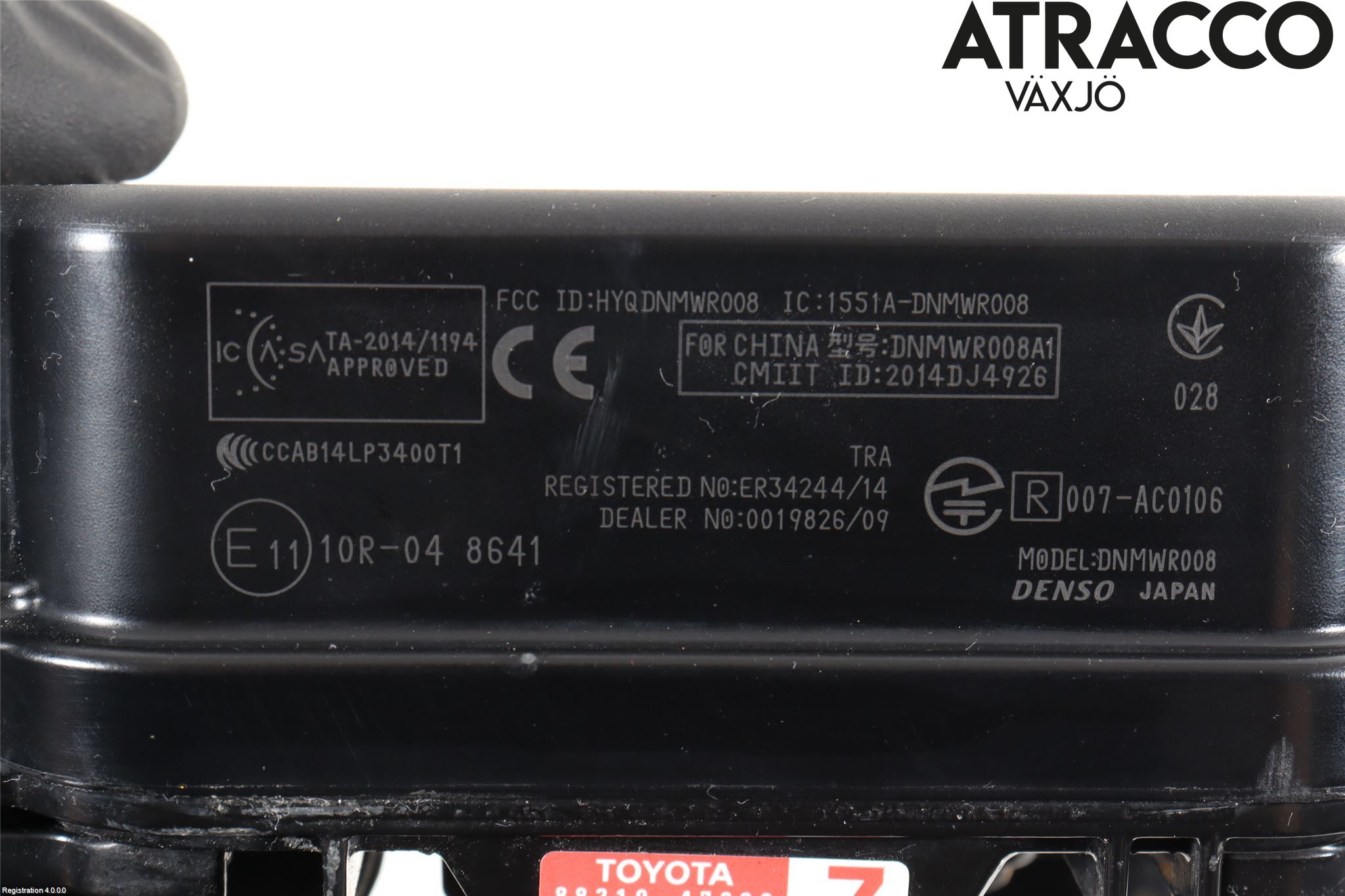 Toyota PRIUS (ZVW50) 16-21 Sensor Kollisjonsbeskyttelse