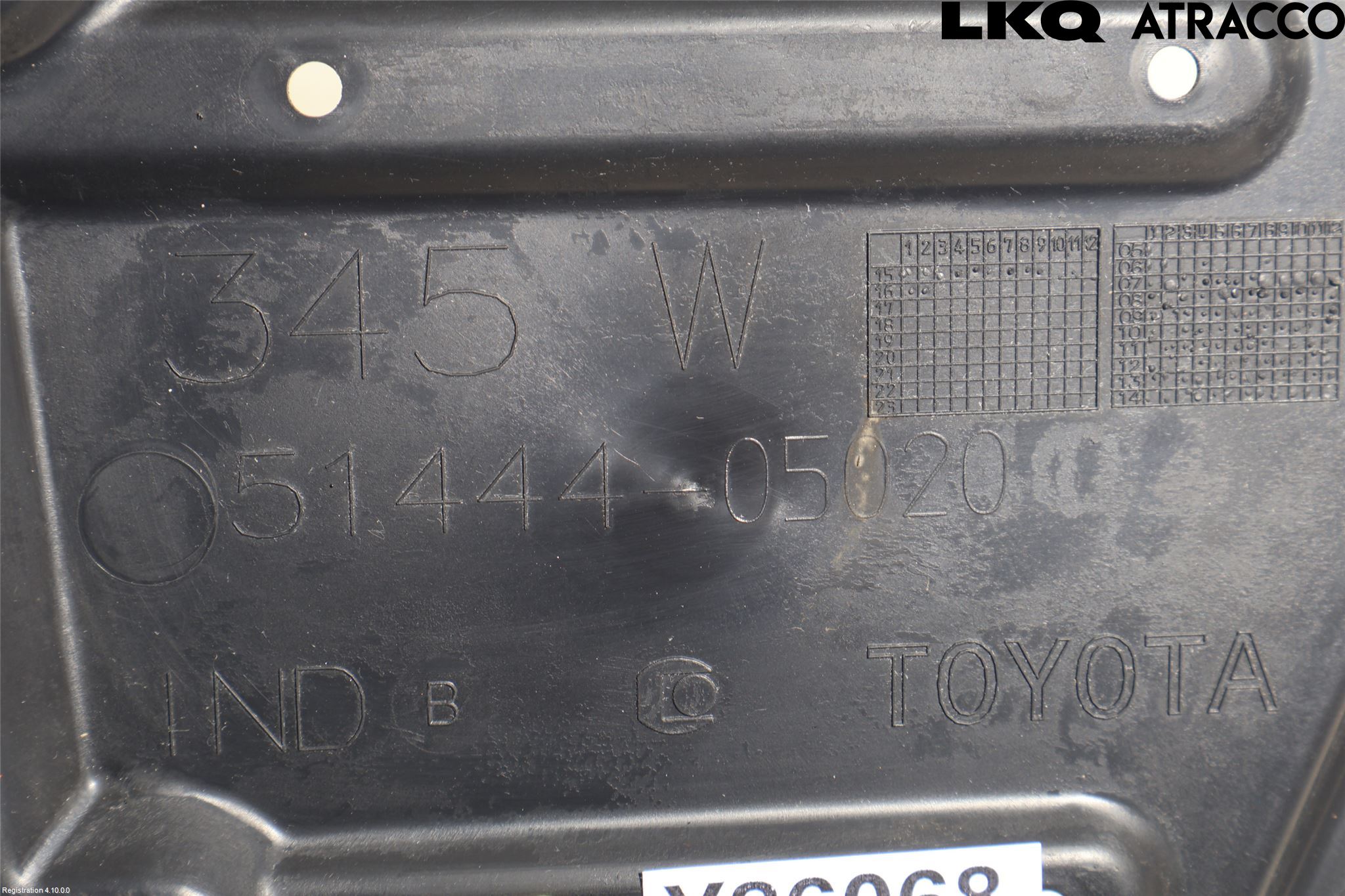 Toyota AURIS 13-19 Bunnplate U Motor-Gear-Dørk