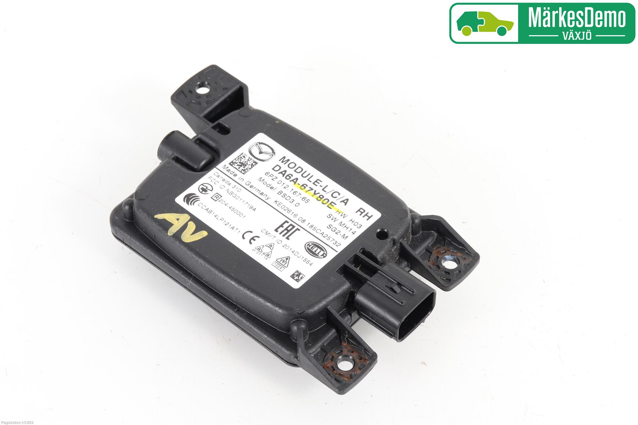 Mazda 2 (DJ) 15-22 Sensor Kollisjonsbeskyttelse