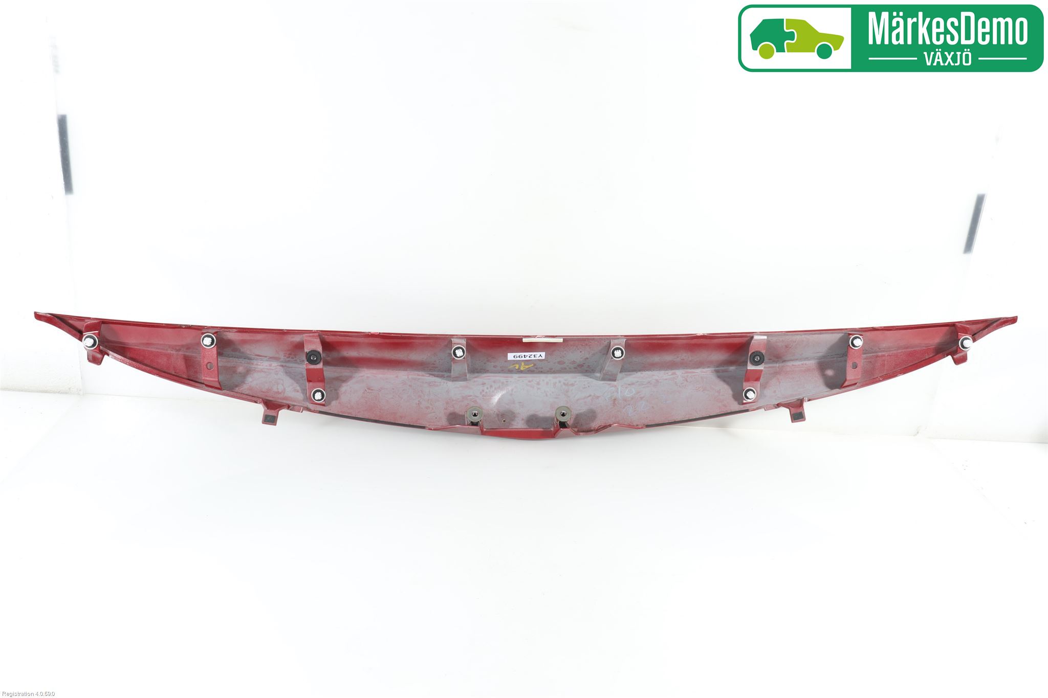Toyota AURIS 13-19 Refleksplate - Skiltplate