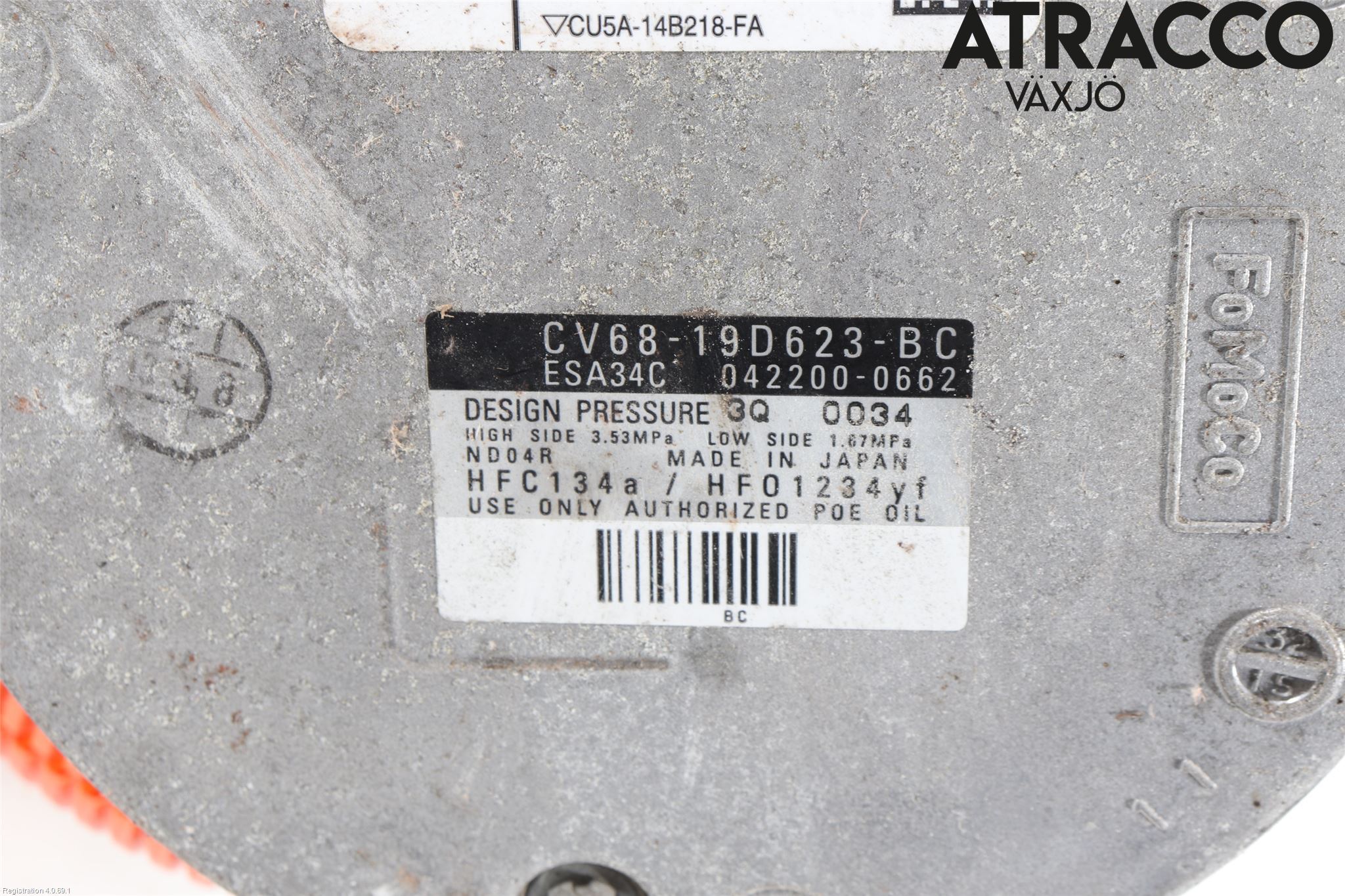 Ford FOCUS 11-14 Varme Ac Kompressor