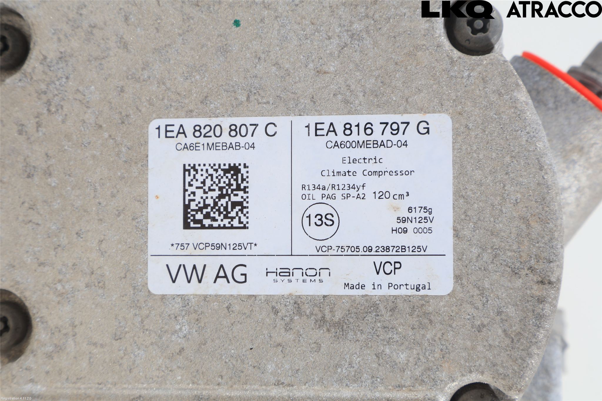 Volkswagen VW ID BUZZ/CARGO 22- Varme Ac Kompressor