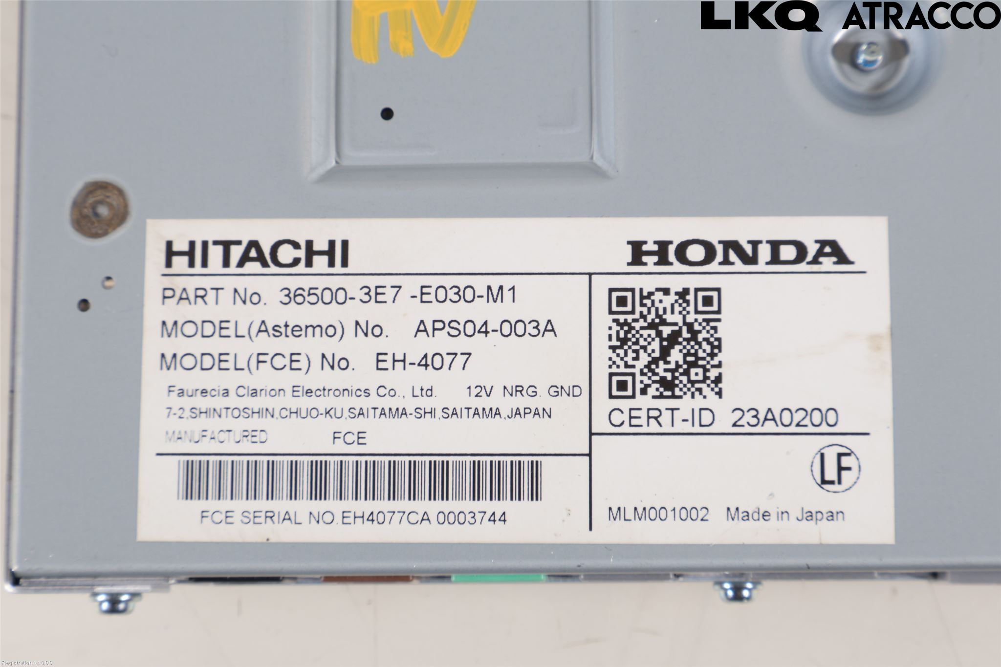 Honda CR-V 24- Styreenhet Øvrig