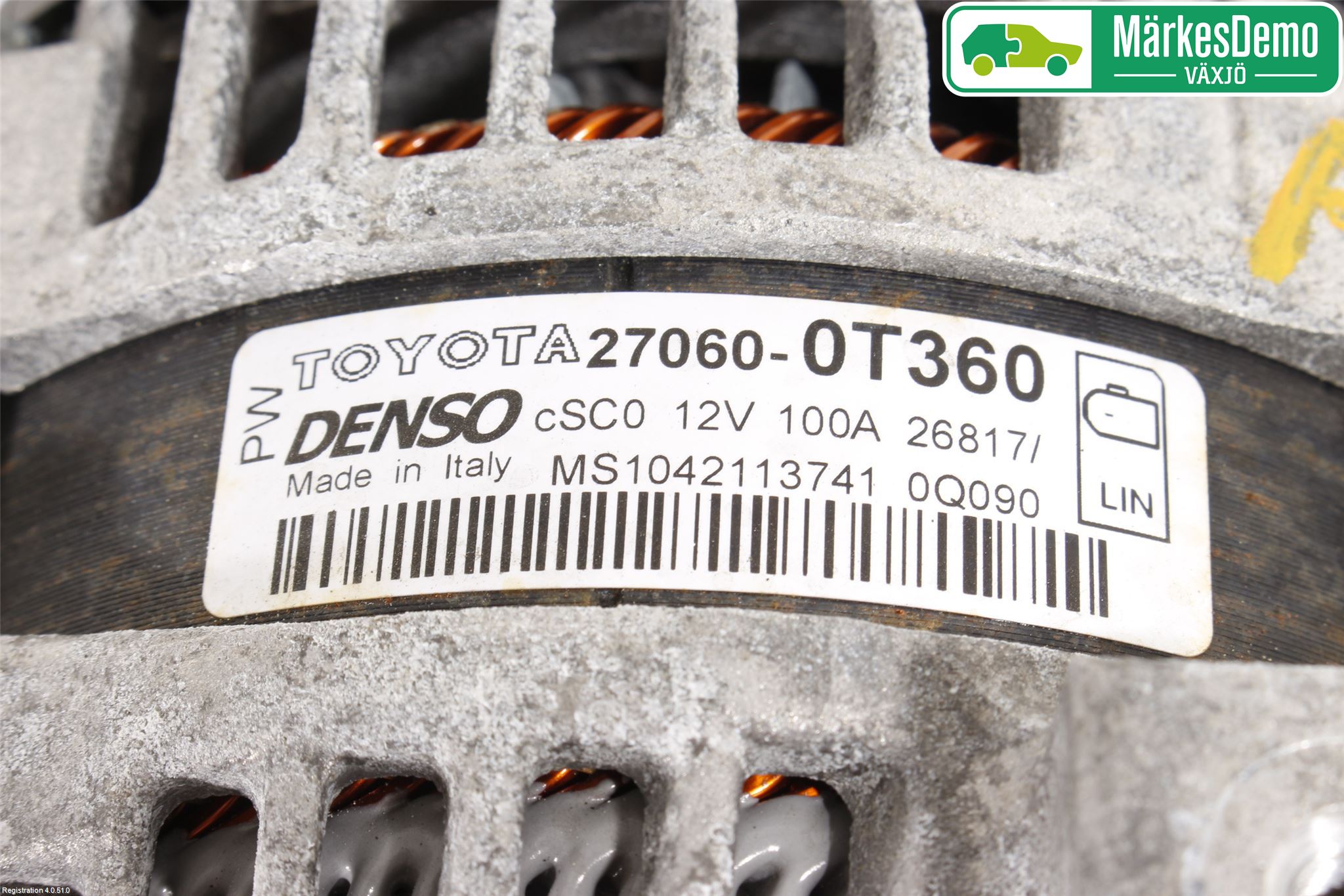 Toyota VERSO 09-18 Dynamo