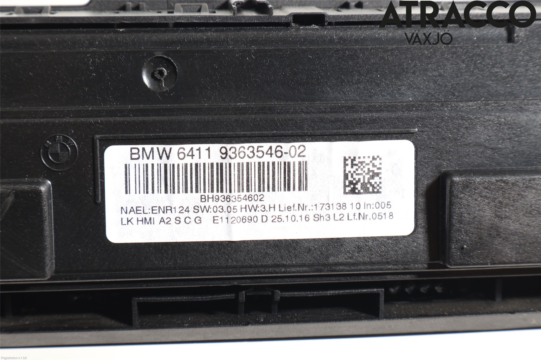BMW 4 F32/F33/F82/F83 13-20 Varme Ac Betjening-Display