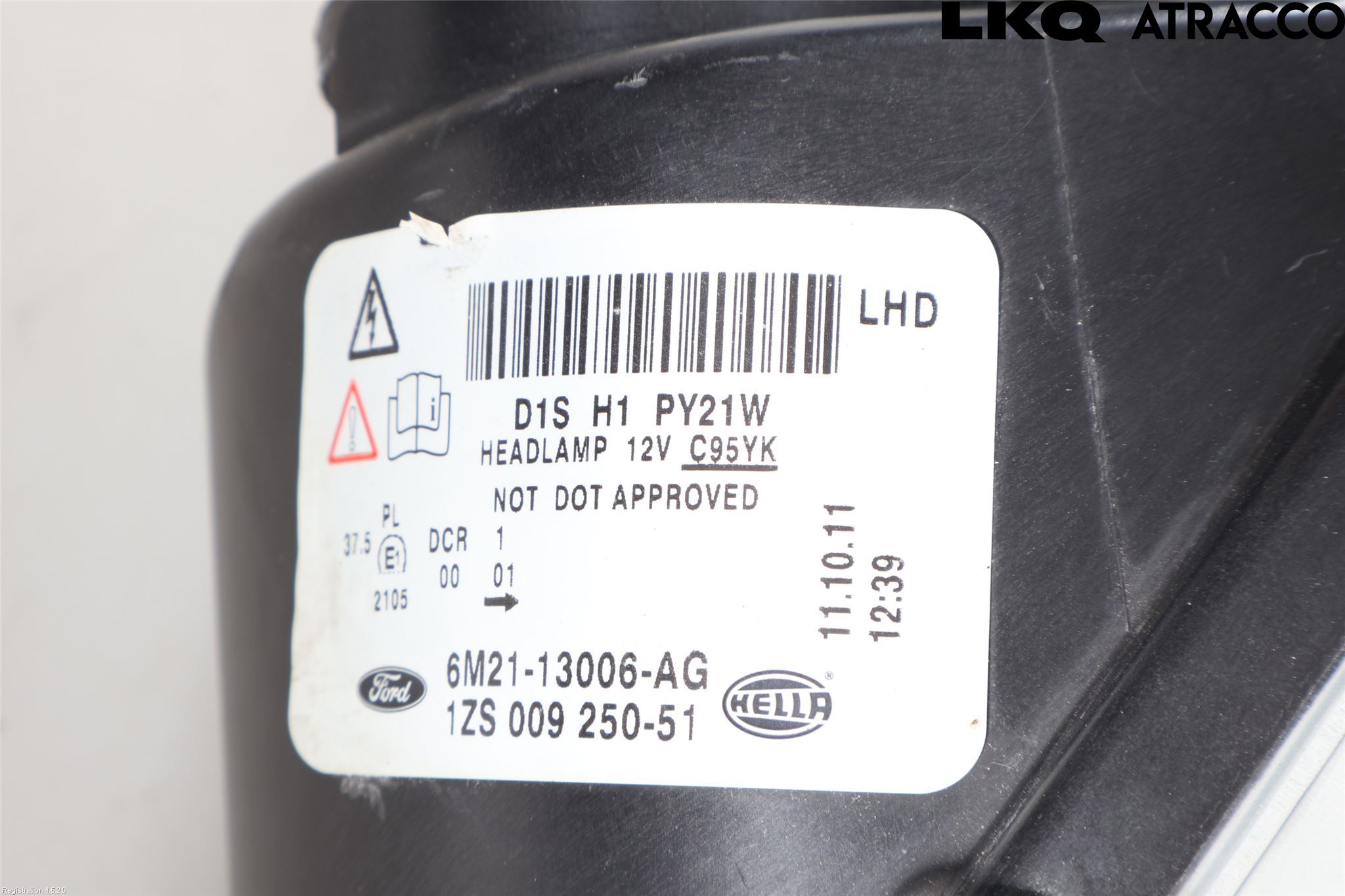 Ford S-MAX 06-15 Frontlykt Venstre