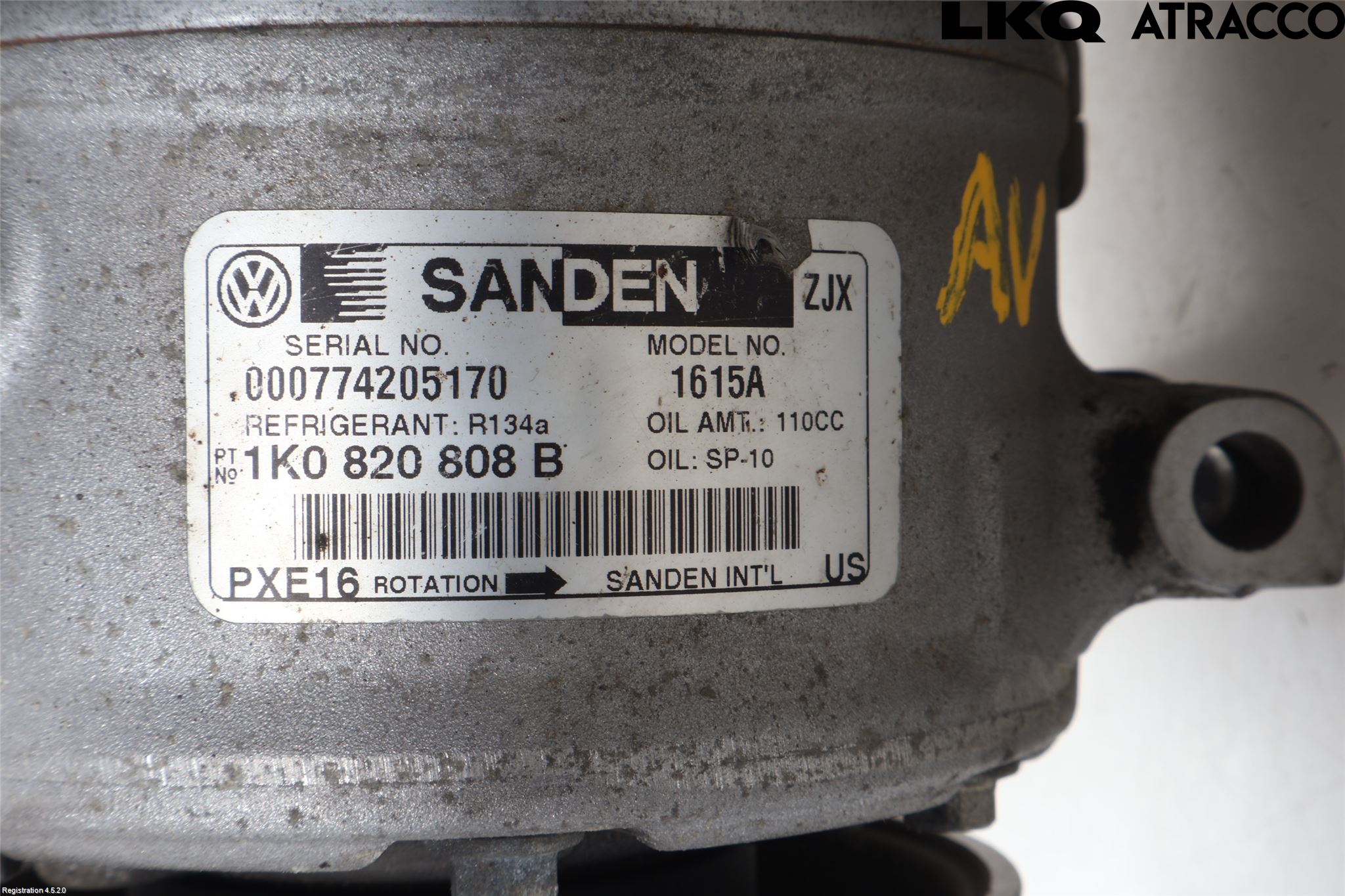 Skoda SUPERB 09-15 Varme Ac Kompressor