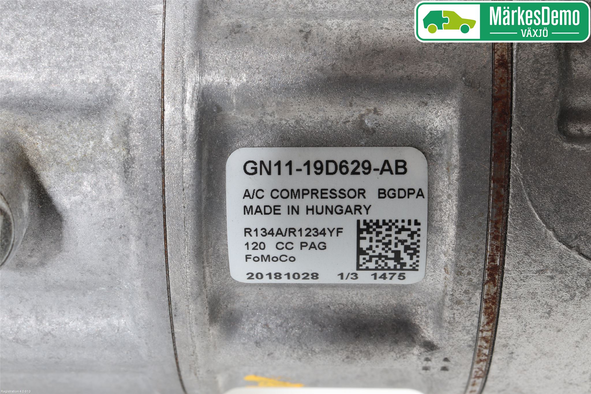 Ford FIESTA (VII) 18-23 Varme Ac Kompressor
