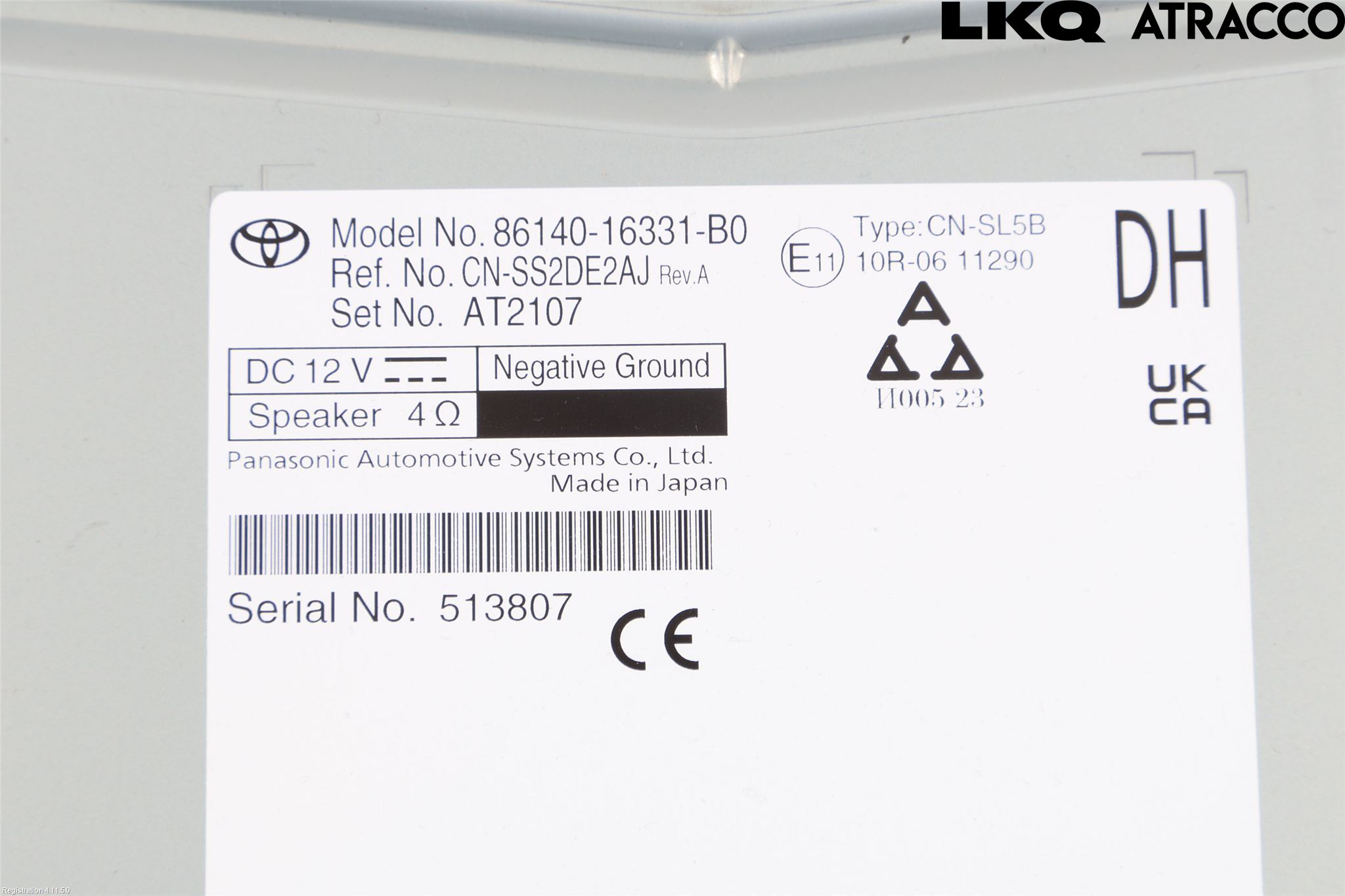 Toyota COROLLA CROSS XG10 22- Stereo Radio Med Cd