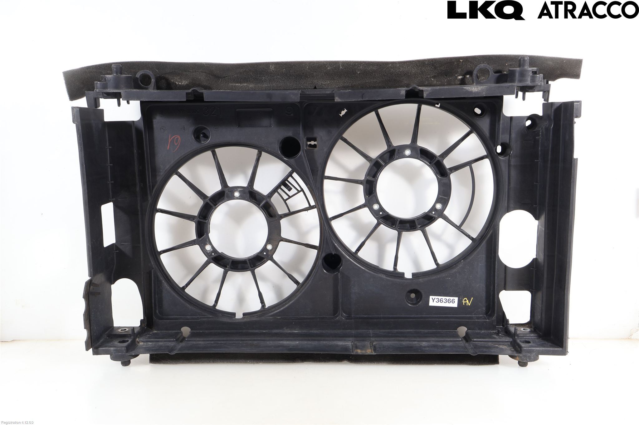 Toyota AURIS 13-19 Kjølevifte-Radiator Hus-Kåpe