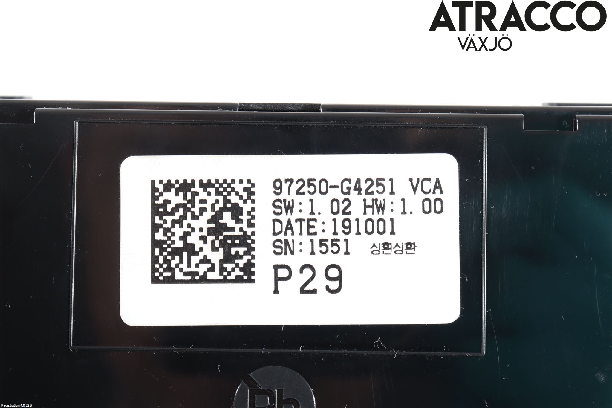Hyundai i30 PD 17- Varme Ac Betjening-Display