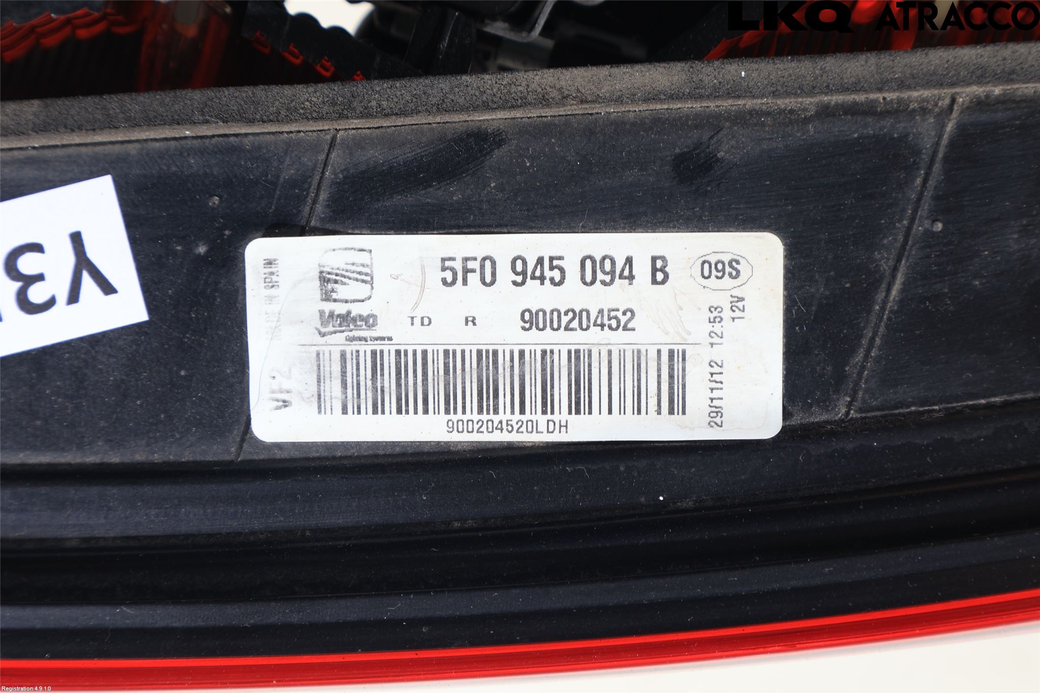 Seat LEON 13-20 Baklykt Høyre  På Luke(Indre)