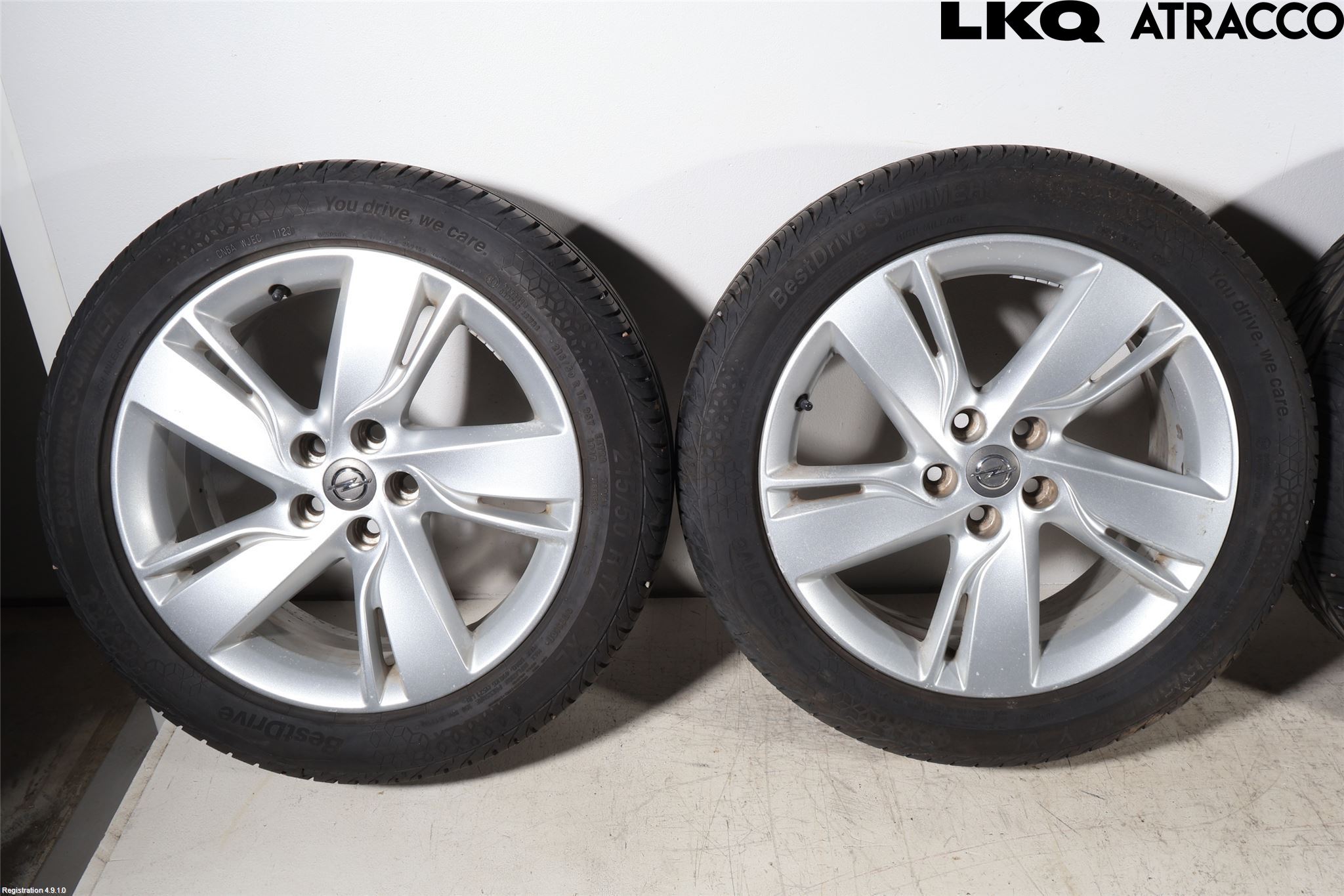 Opel ASTRA J 10-15 Dekk Sommer På Alu Felg 4Stk