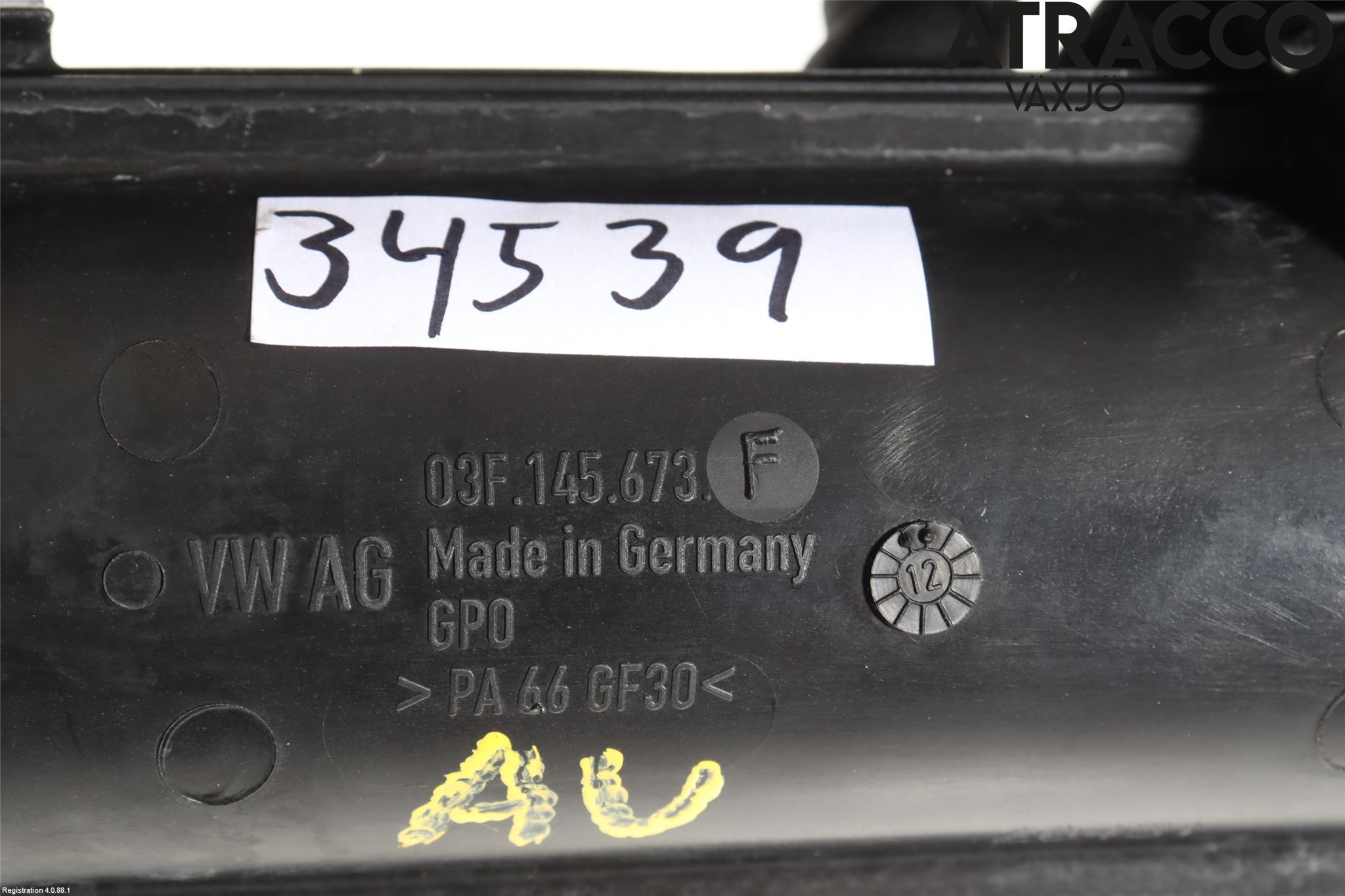 Audi A1/S1 11-18 Intercooler Rør-Slange