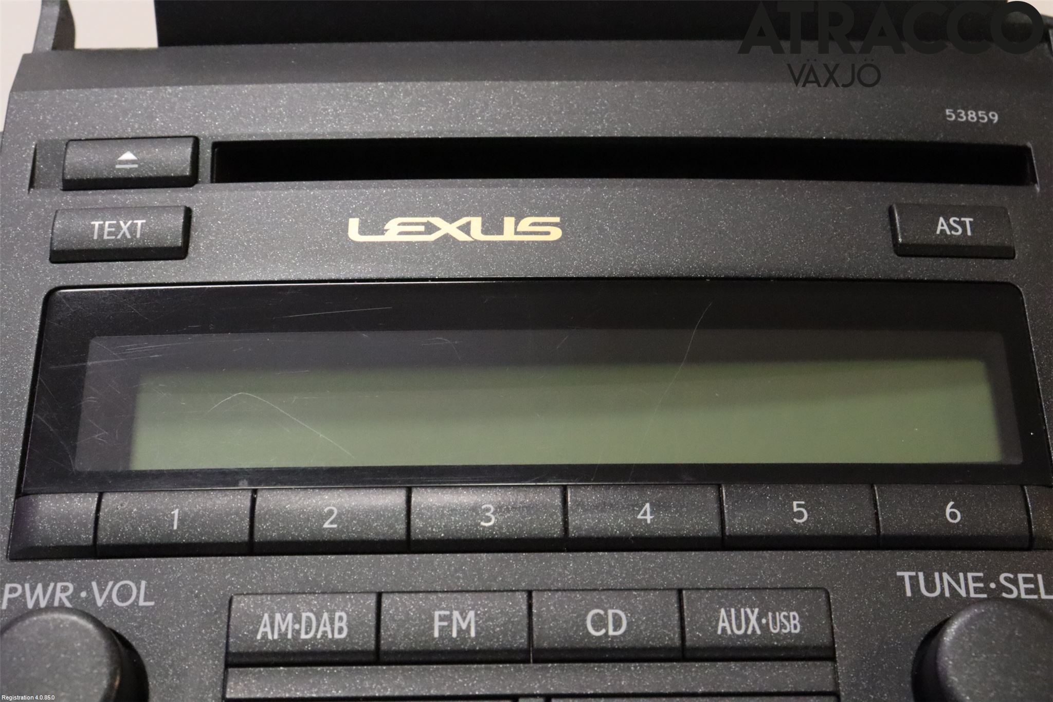 Lexus CT 200h Stereo Radio Med Cd