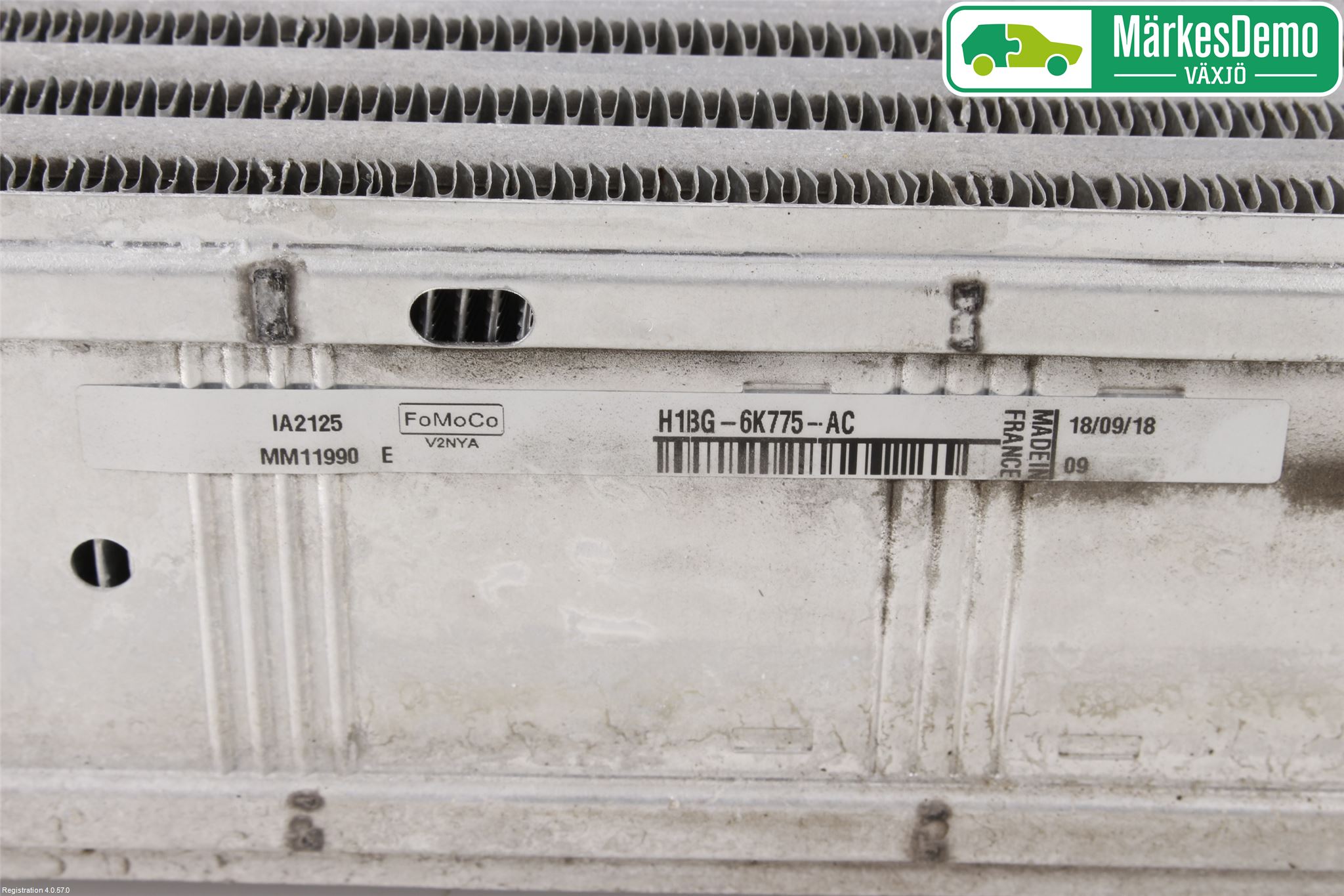 Ford FIESTA (VII) 18-23 Intercooler Radiator