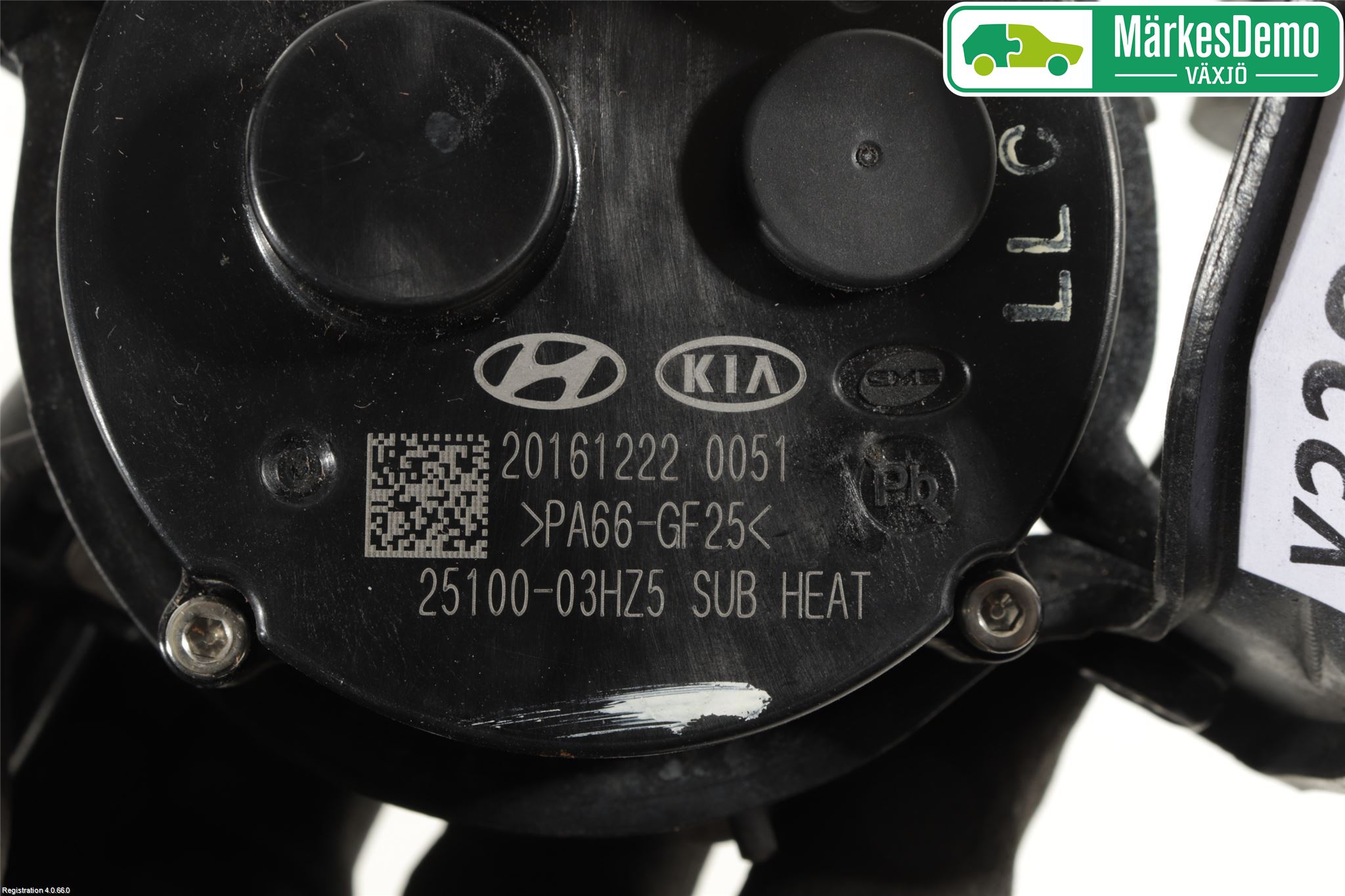 Kia NIRO (DE) 17-22 Varme Sirkulasjonspumpe