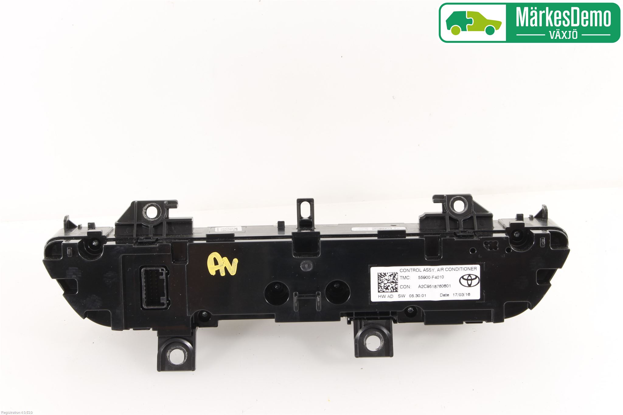 Toyota C-HR 16-23 Varme Ac Betjening-Display