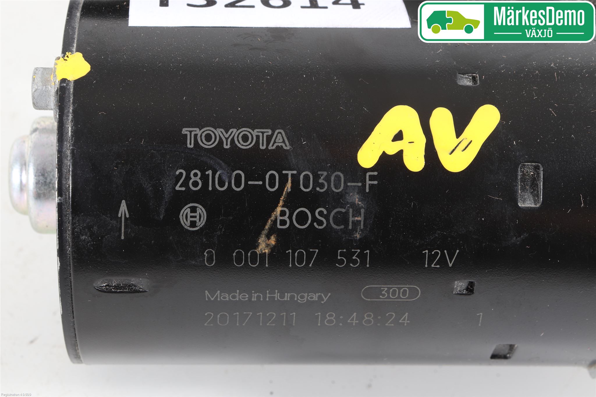 Toyota AVENSIS 16-18 Startmotor