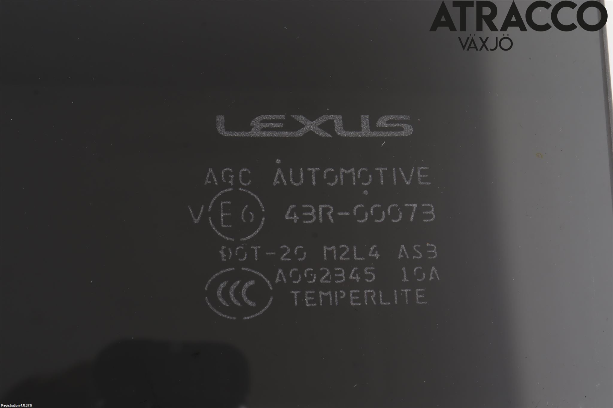 Lexus RX AL20 16-22 Dørrute Bak Venstre 4Dørs