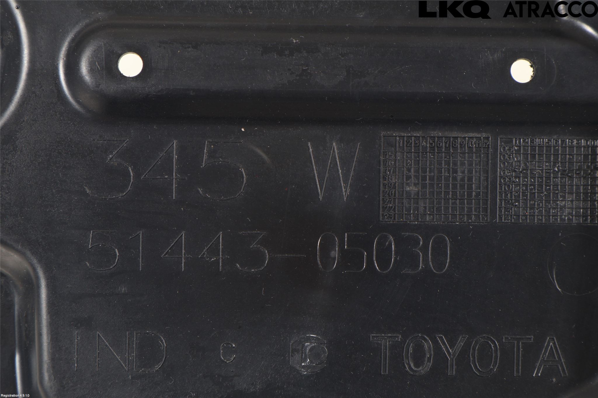 Toyota AURIS 13-19 Bunnplate U Motor-Gear-Dørk