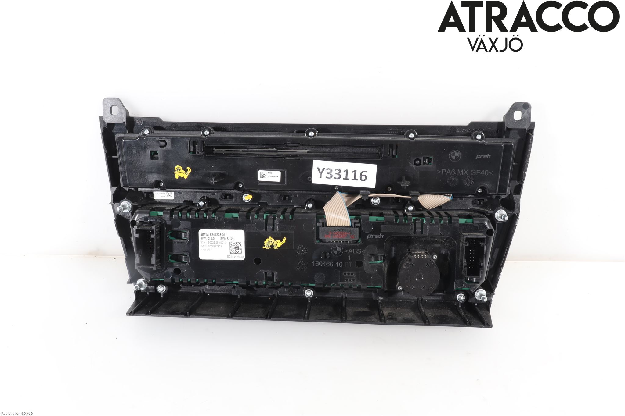 BMW 5 F10/F11/F18 09-17 Varme Ac Betjening-Display