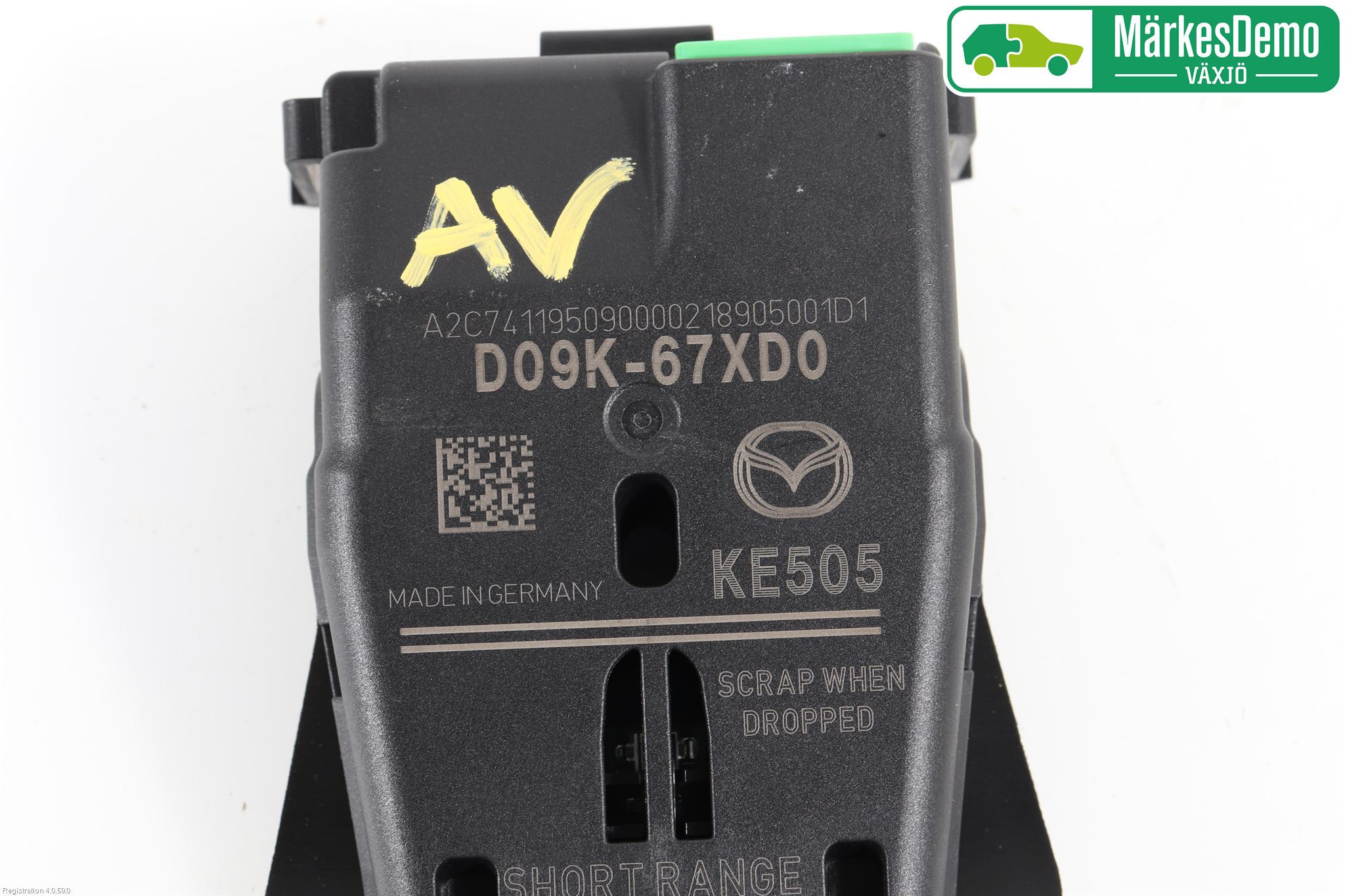 Mazda 2 (DJ) 15-22 Sensor Kollisjonsbeskyttelse