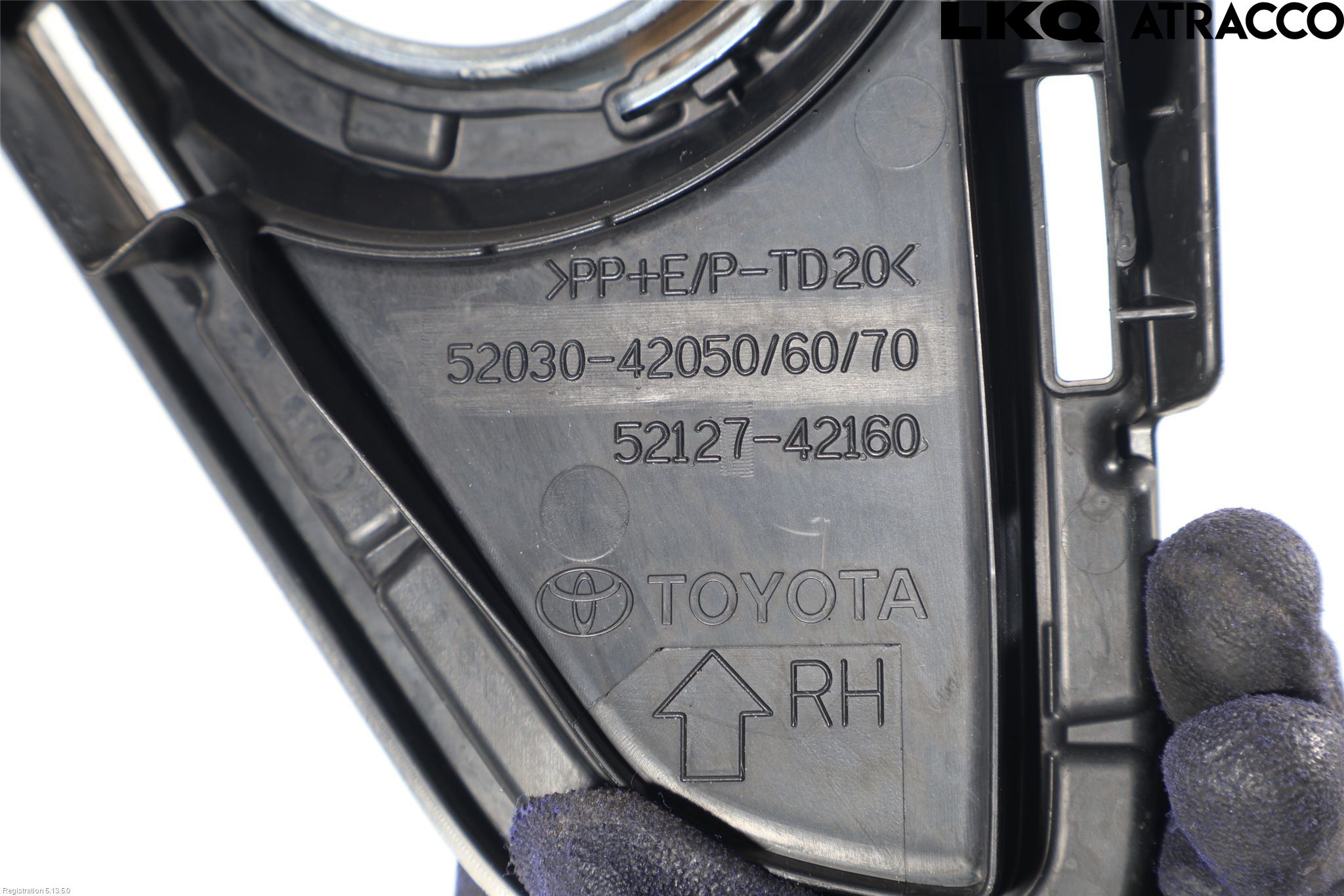 Toyota RAV4 13-18 Frontlykt Kurve-Tåkelys Ramme