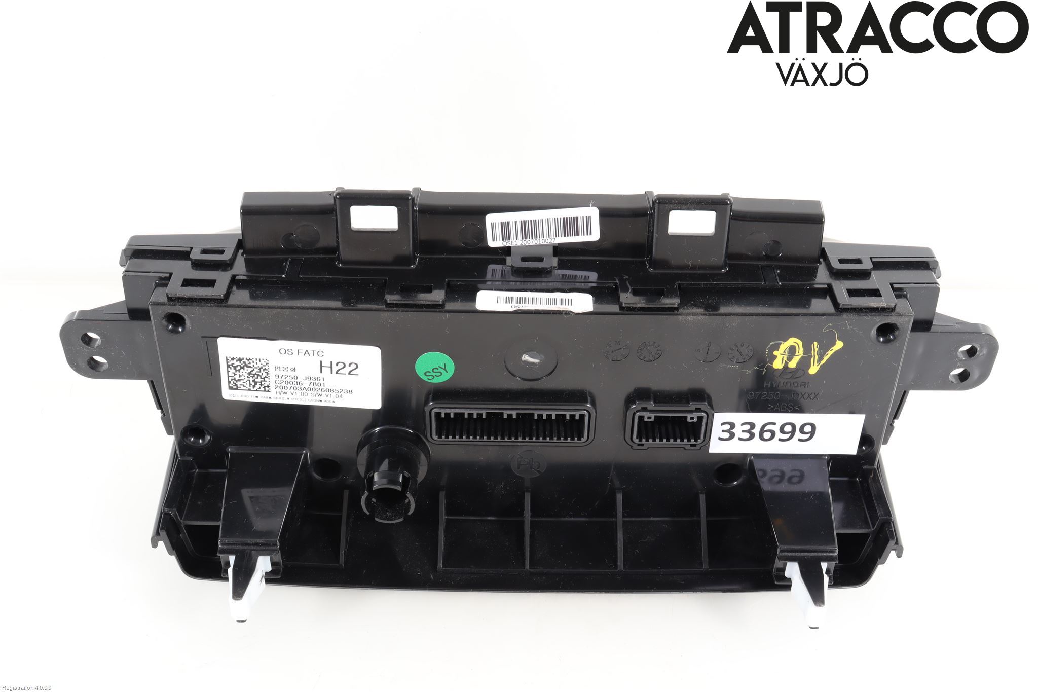 Hyundai KONA/ELECTRIC OS 18-23 Varme Ac Betjening-Display