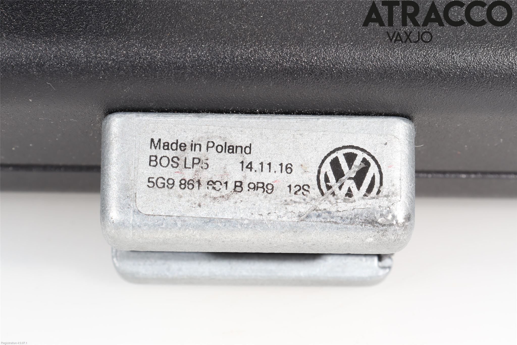 Volkswagen VW GOLF / E-GOLF VII 13-20 Innr Lastenett