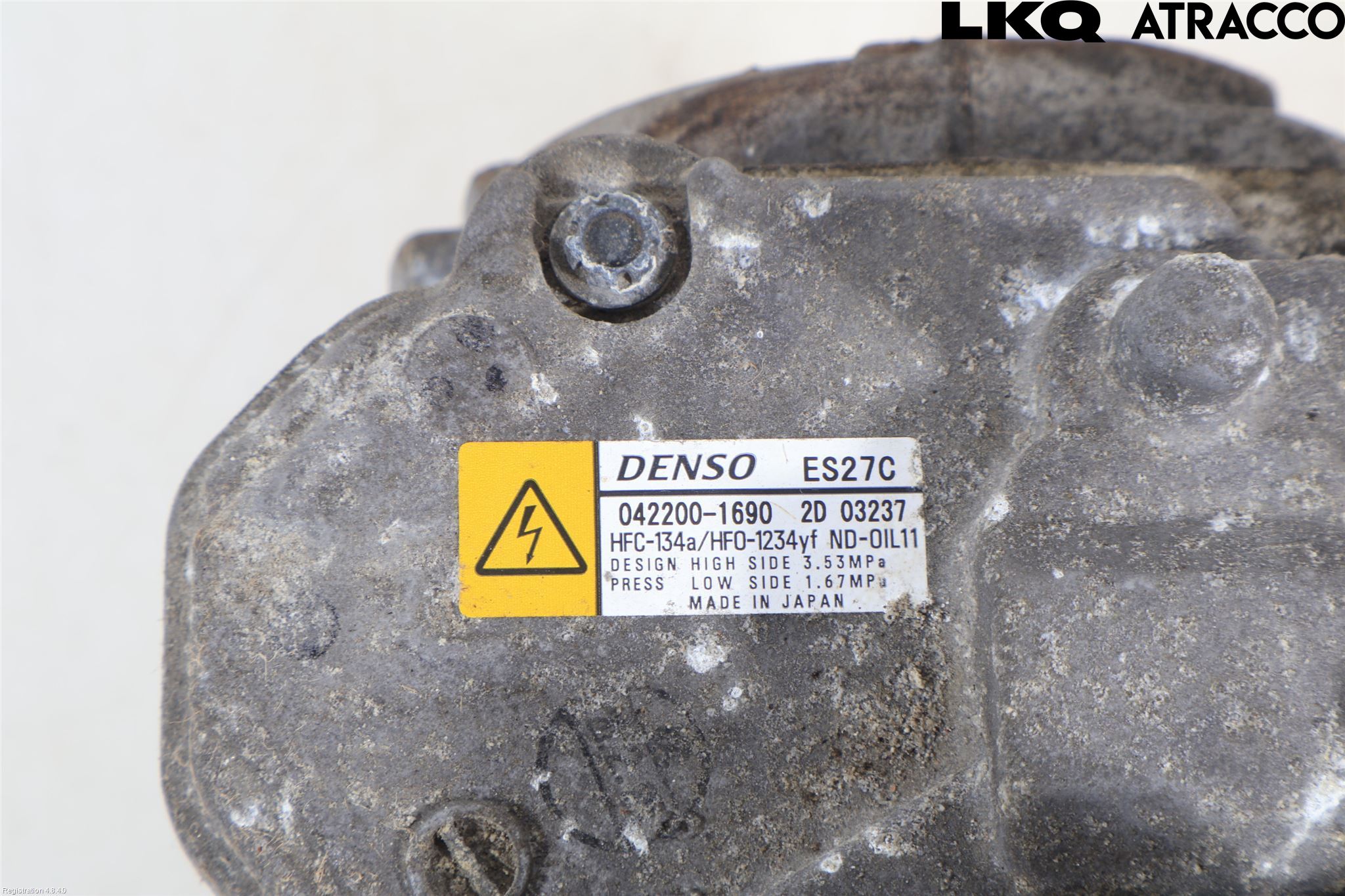 Lexus NX 300h 15-21 Varme Ac Kompressor