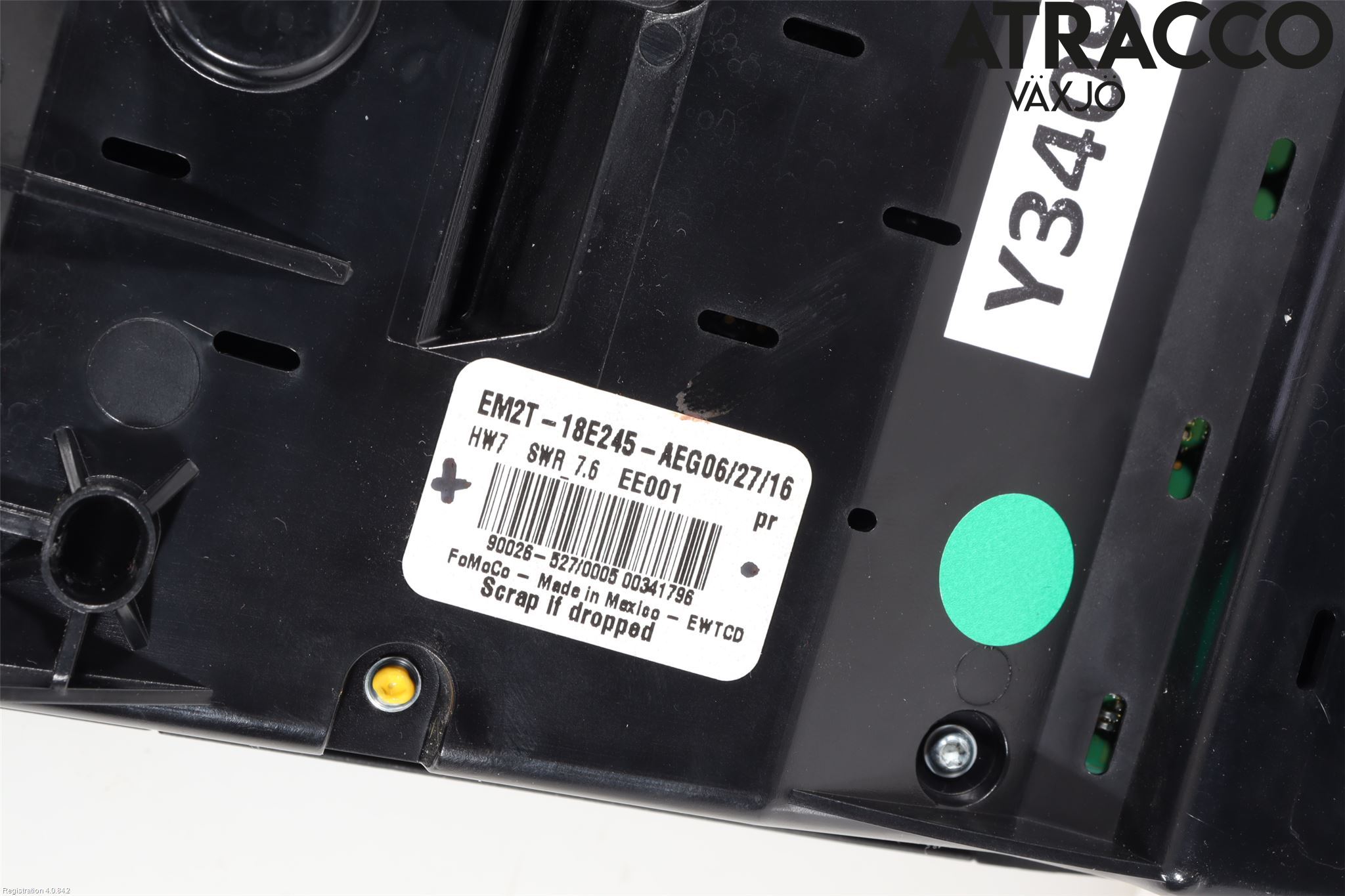 Ford S-MAX 15- Varme Ac Betjening-Display
