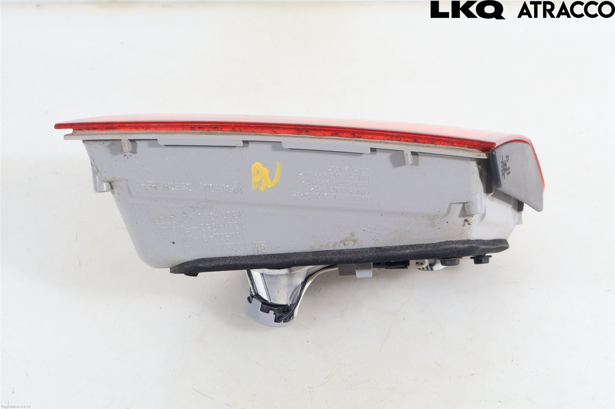Opel ASTRA J 10-15 Baklykt Høyre  På Luke(Indre)