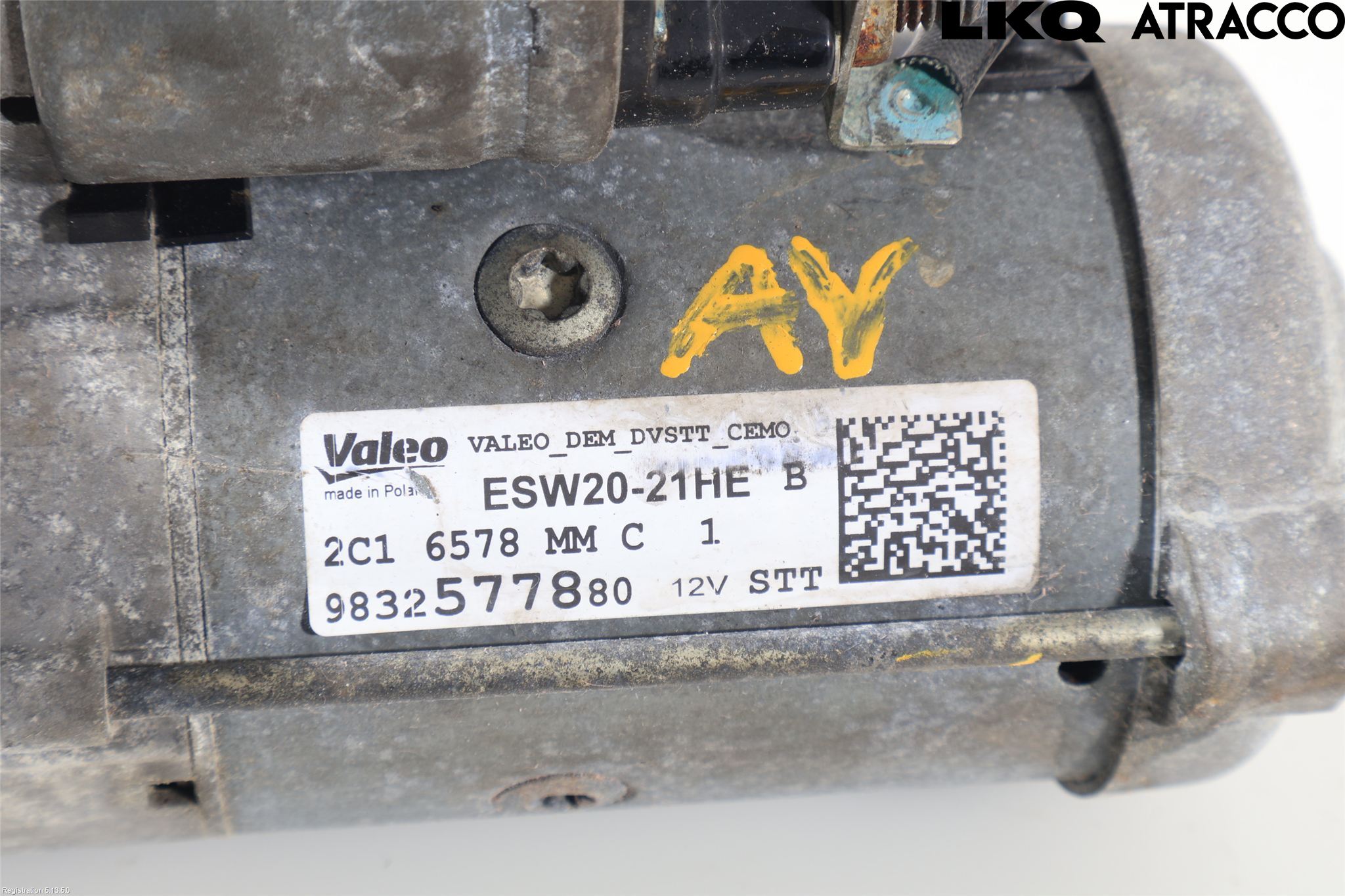 Opel COMBO E 19- Startmotor Diesel