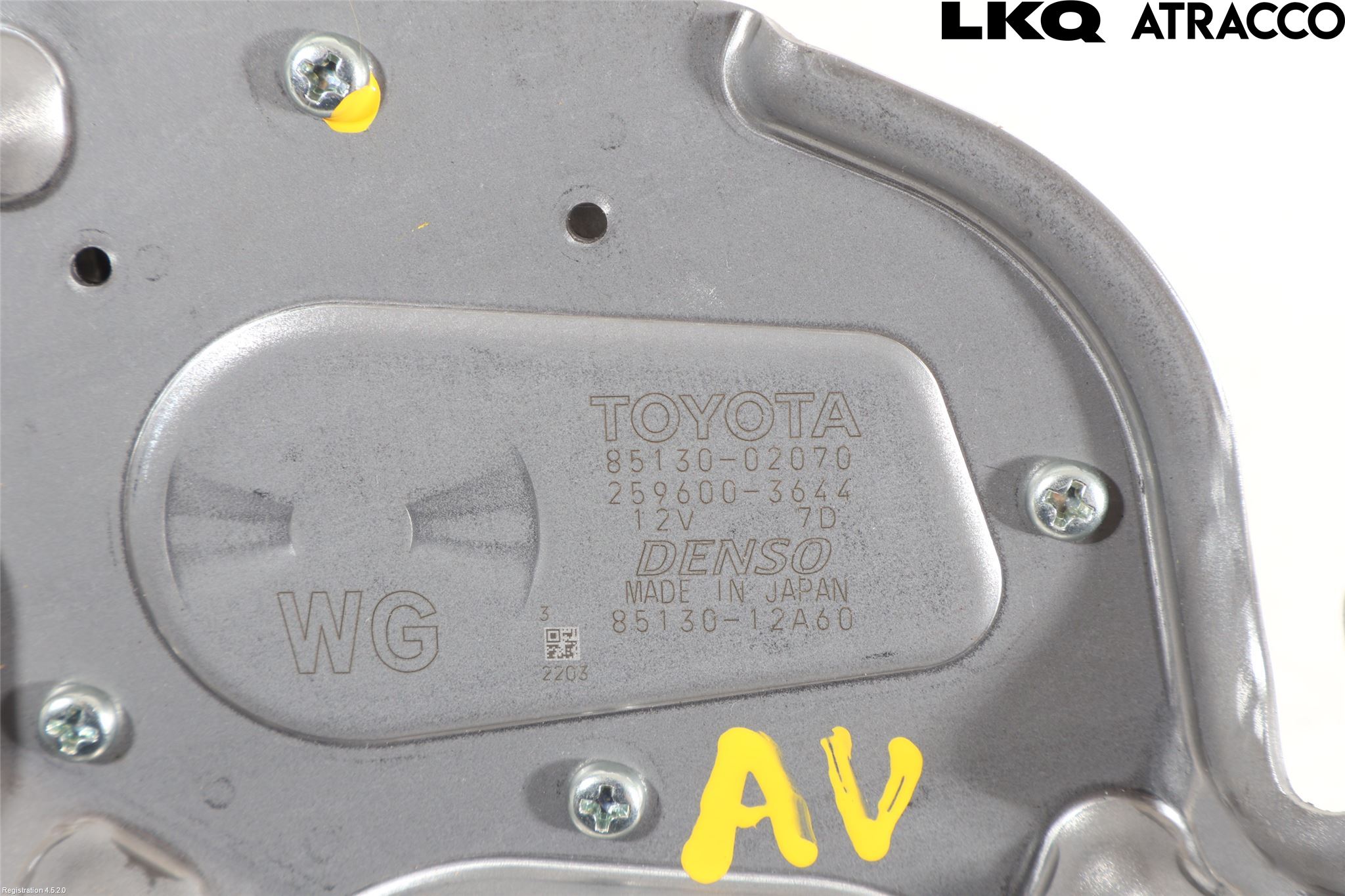 Toyota COROLLA 19- Viskermotor Bakluke