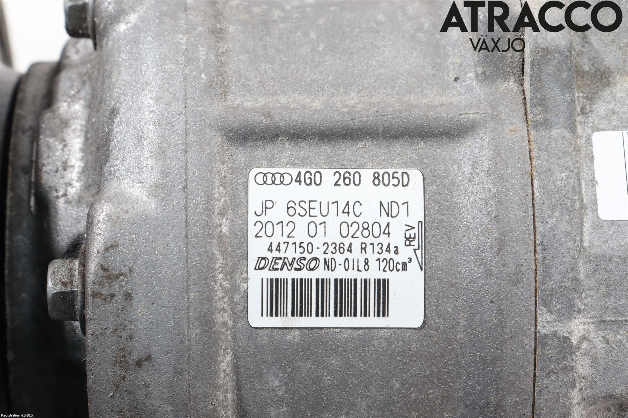 Audi A6/S6 4G 11-18 Varme Ac Kompressor