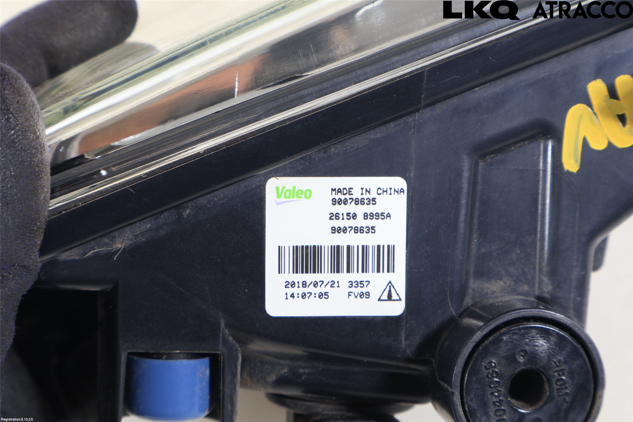 Nissan LEAF 18- Frontlykt-Kurve-Tåkelys