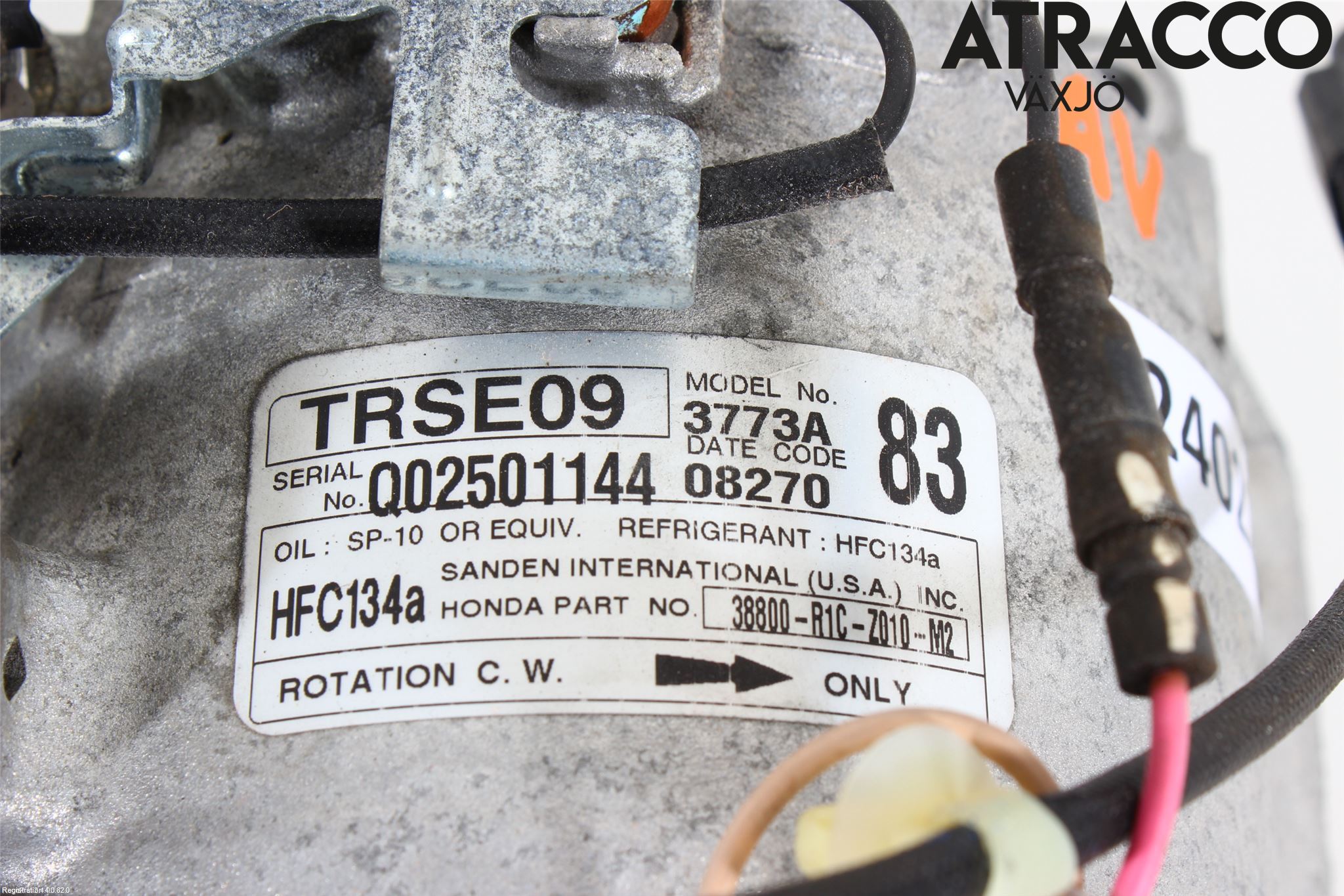 Honda CIVIC 12-16 Varme Ac Kompressor