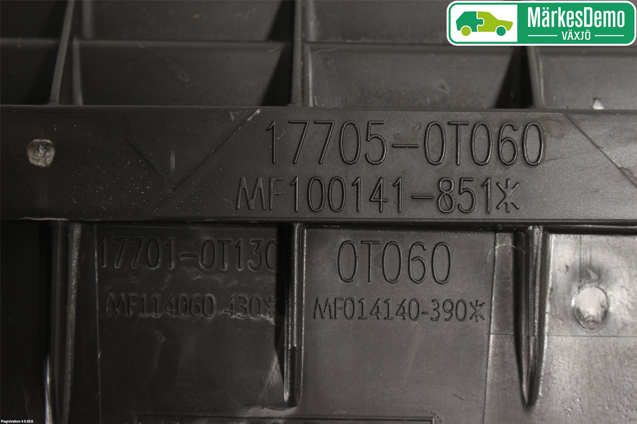 Toyota AURIS 13-19 Luftfilter Boks