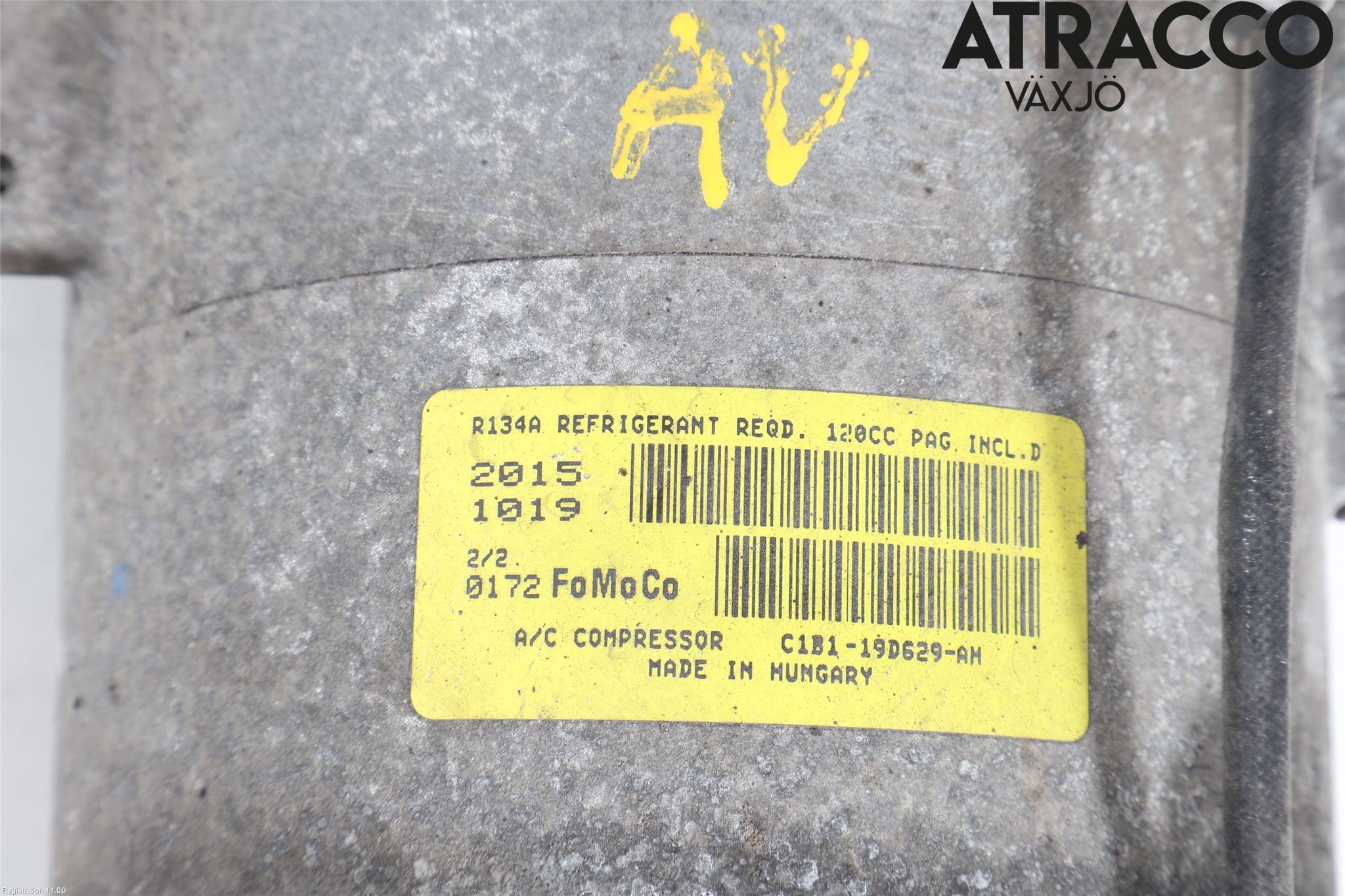Ford FIESTA 13-17 Varme Ac Kompressor